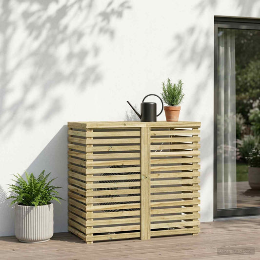 Airconditioner hoes 110 x 58 x 105 cm Geïmpregneerd grenenhout is nu te koop bij PeponiXL, paradijselijk wonen!