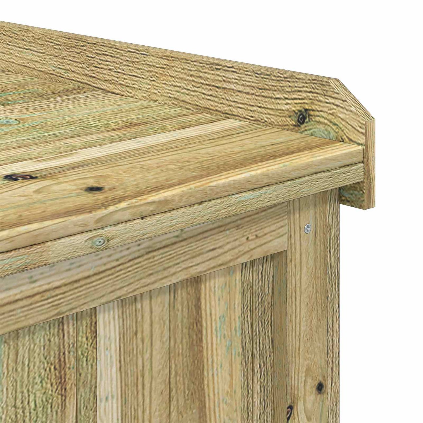 Kussenbox voor buiten Geïmpregneerd grenenhout 58,5 x 60 x 47 cm is nu te koop bij PeponiXL, paradijselijk wonen!