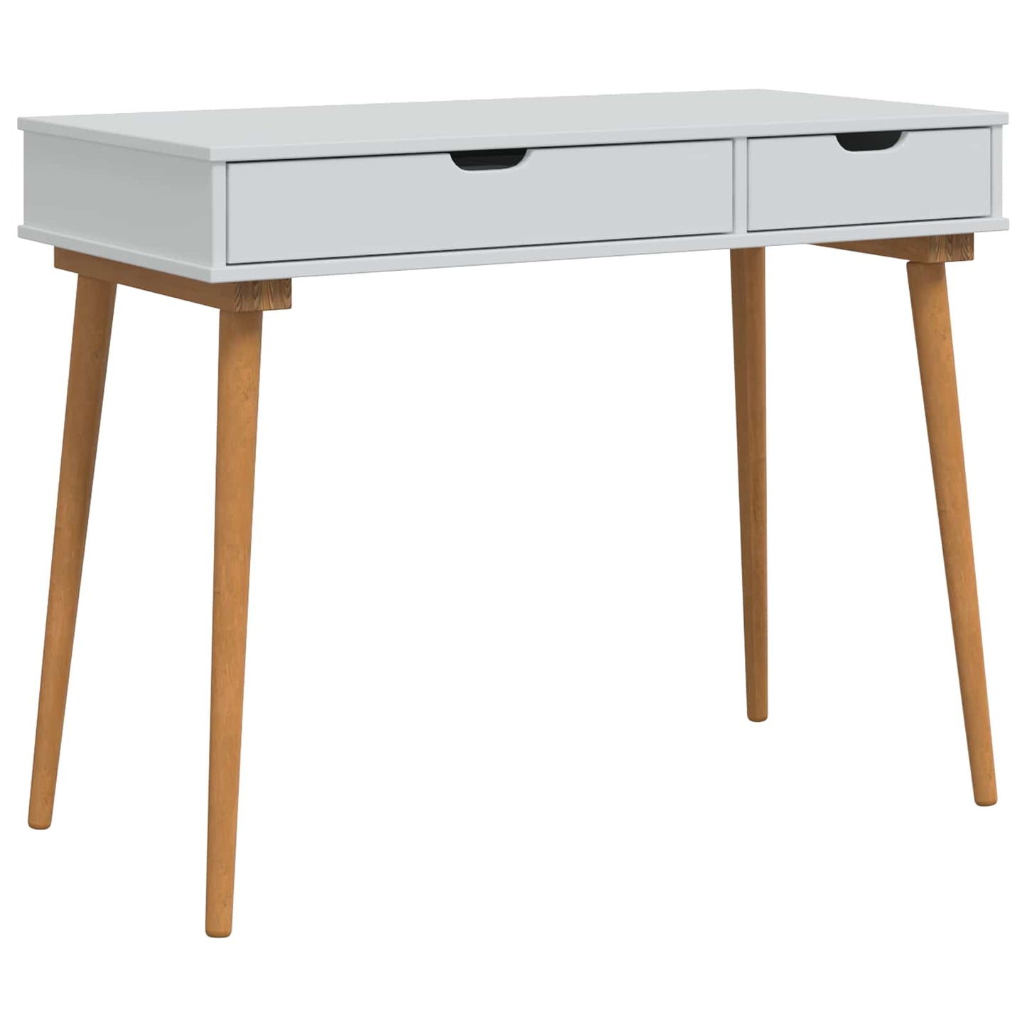 Toilettafel Set FAUSKE 4 pcs Wit 100 x 50 x 143 cm