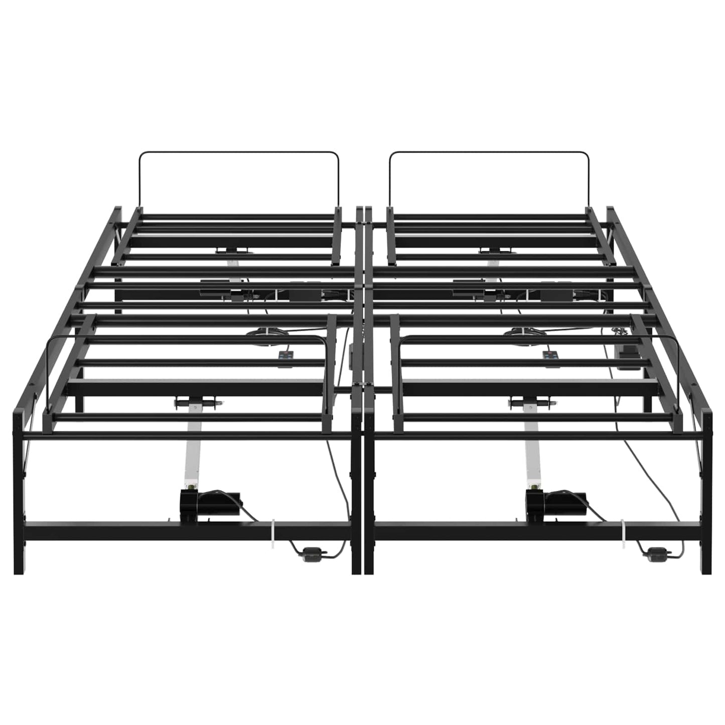 Elektrisch Verstelbaar Bedframe Zwart 137 x 190 cm Staal
