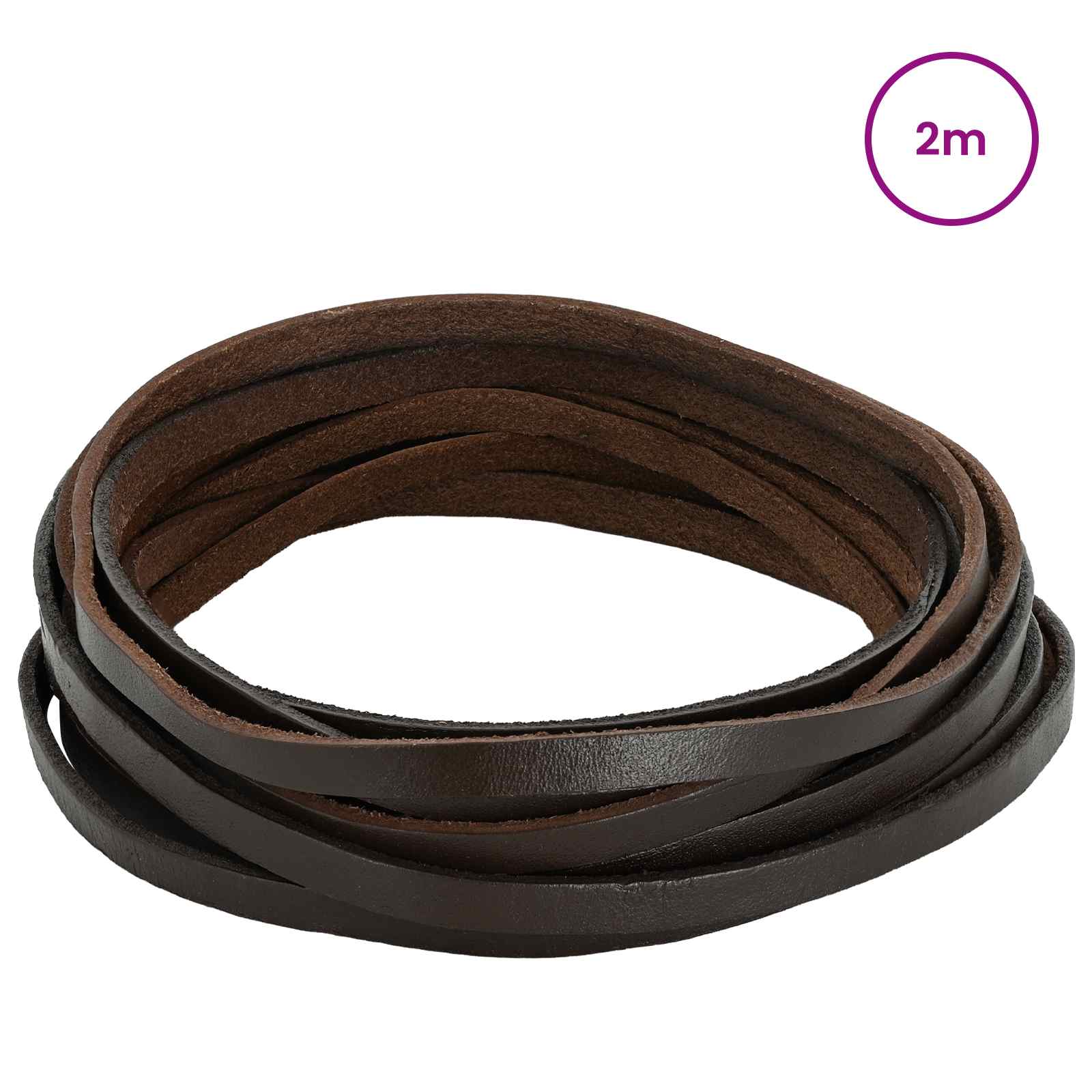 Leren Strap Donkerbruin 200 x 0,6 cm Leer is nu te koop bij PeponiXL, paradijselijk wonen!