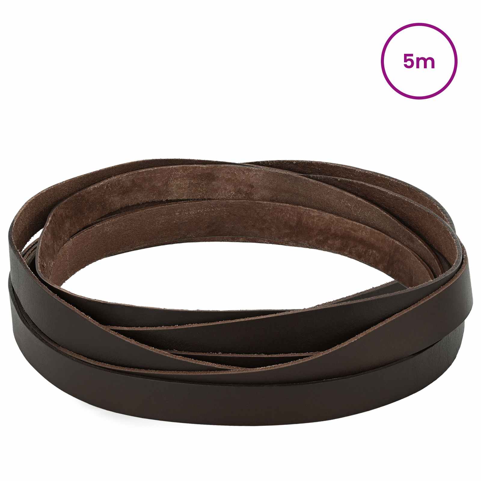 Leren Strap Donkerbruin 500 x 1 cm Leer is nu te koop bij PeponiXL, paradijselijk wonen!