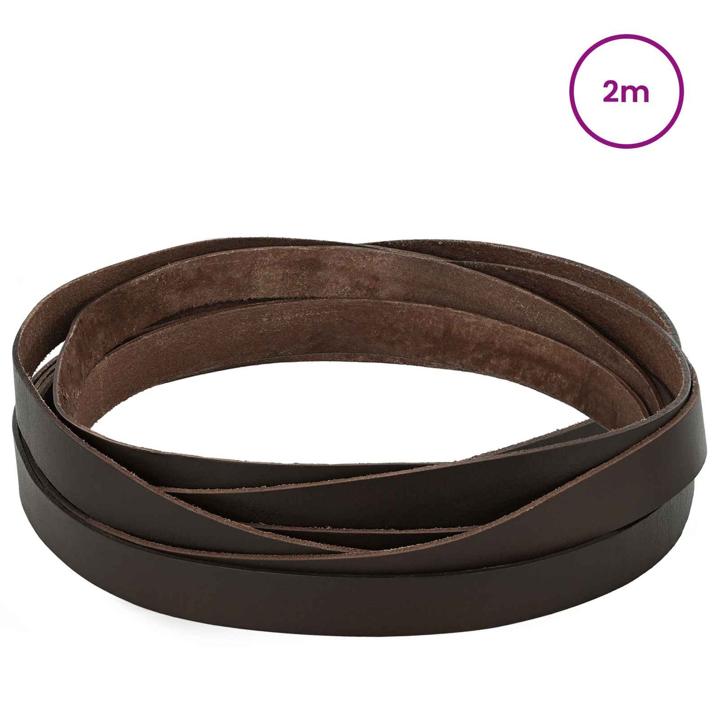 Leren Strap Donkerbruin 200 x 2 cm Leer is nu te koop bij PeponiXL, paradijselijk wonen!