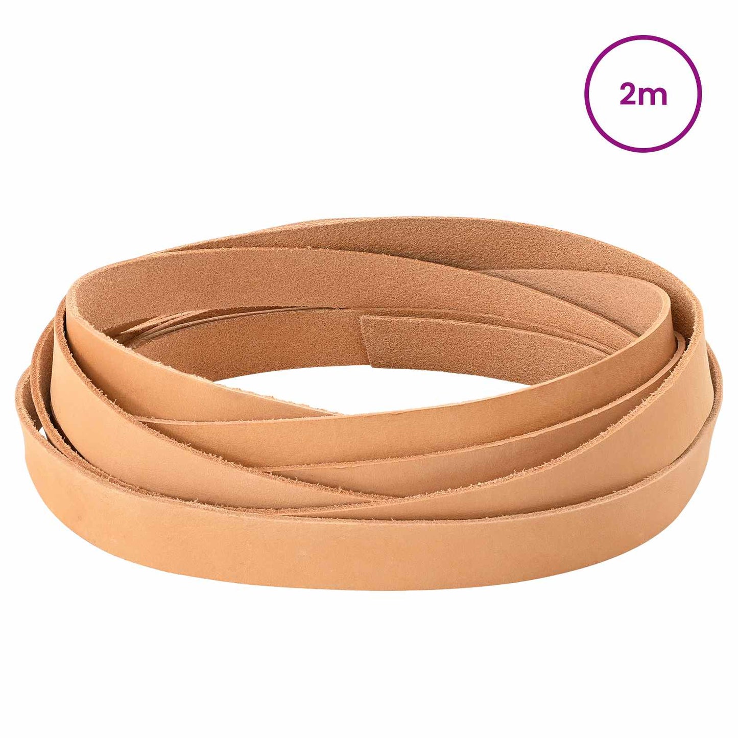 Leren Strap Licht Bruin 200 x 2 cm Leer is nu te koop bij PeponiXL, paradijselijk wonen!
