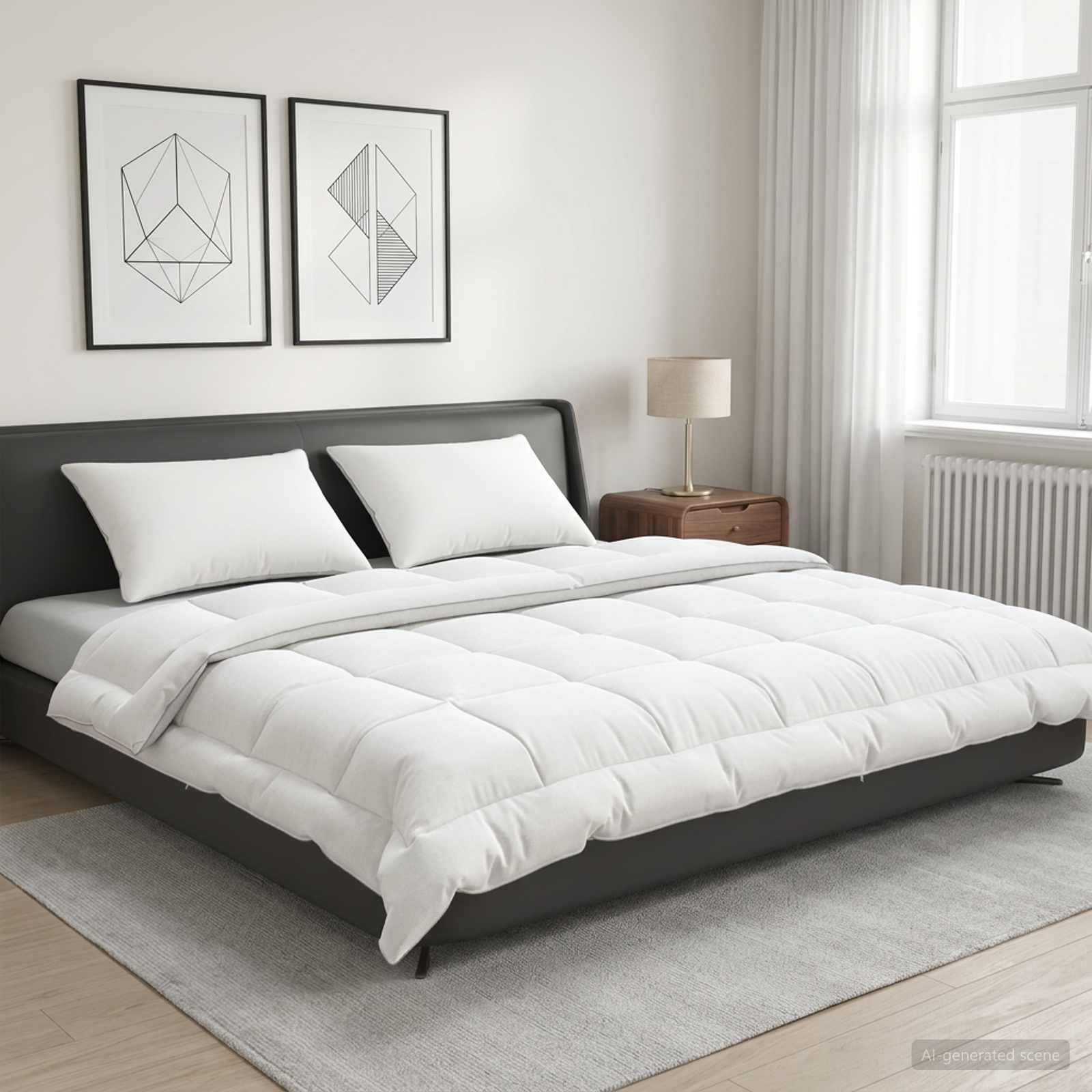 Dekbed 200x200 cm Zomer 200 GSM Australisch Wol Wit is nu te koop bij PeponiXL, paradijselijk wonen!