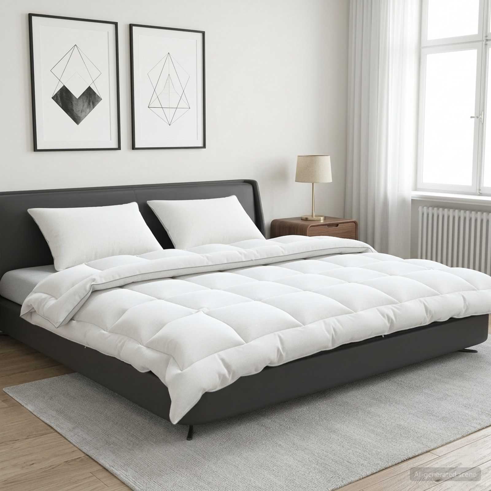 Dekbed 200x220 cm Winter 450 GSM Australisch Wol Wit is nu te koop bij PeponiXL, paradijselijk wonen!