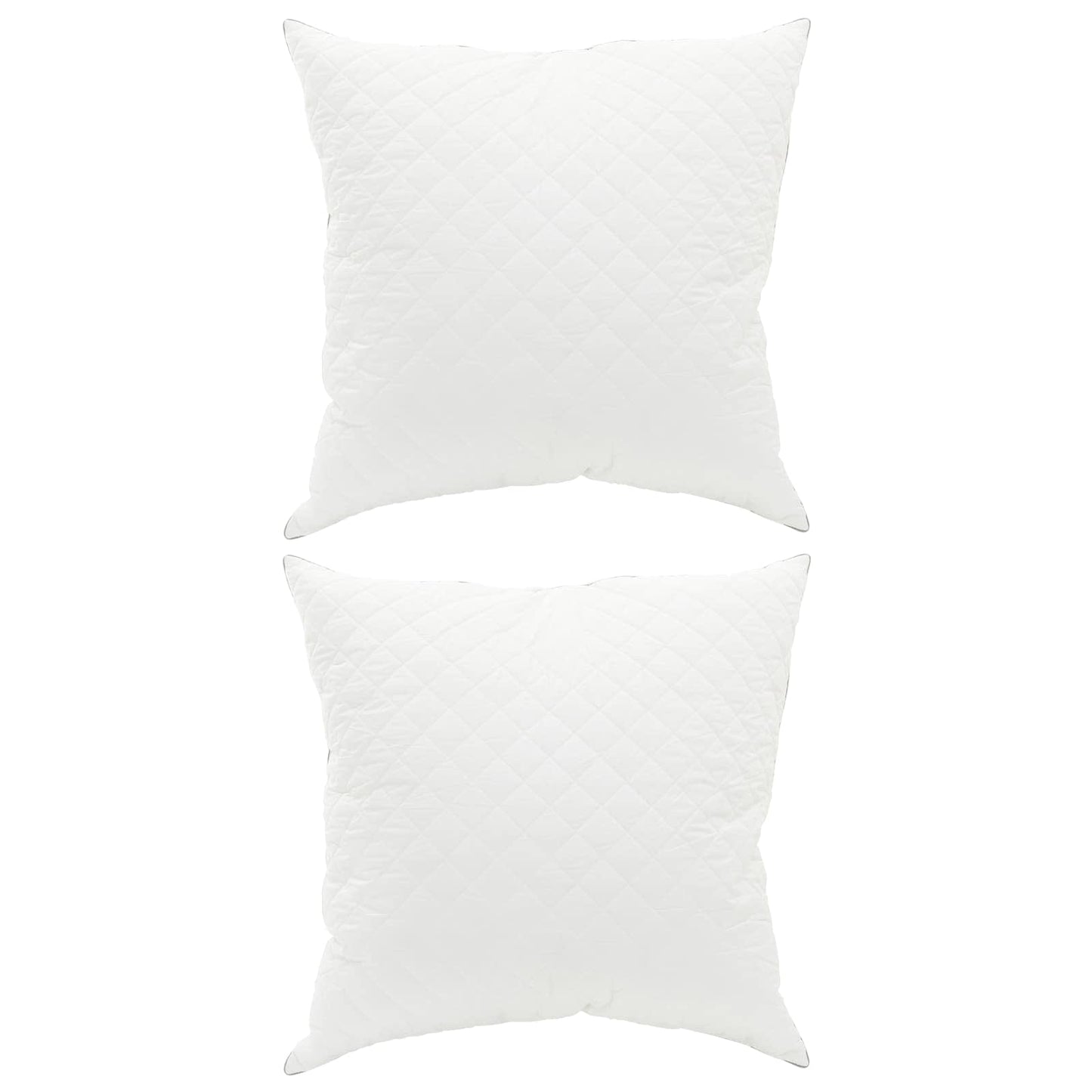 Hoofdkussen FULDA 2 pcs 60 x 60 cm 100% Ganzendons en Veer Wit