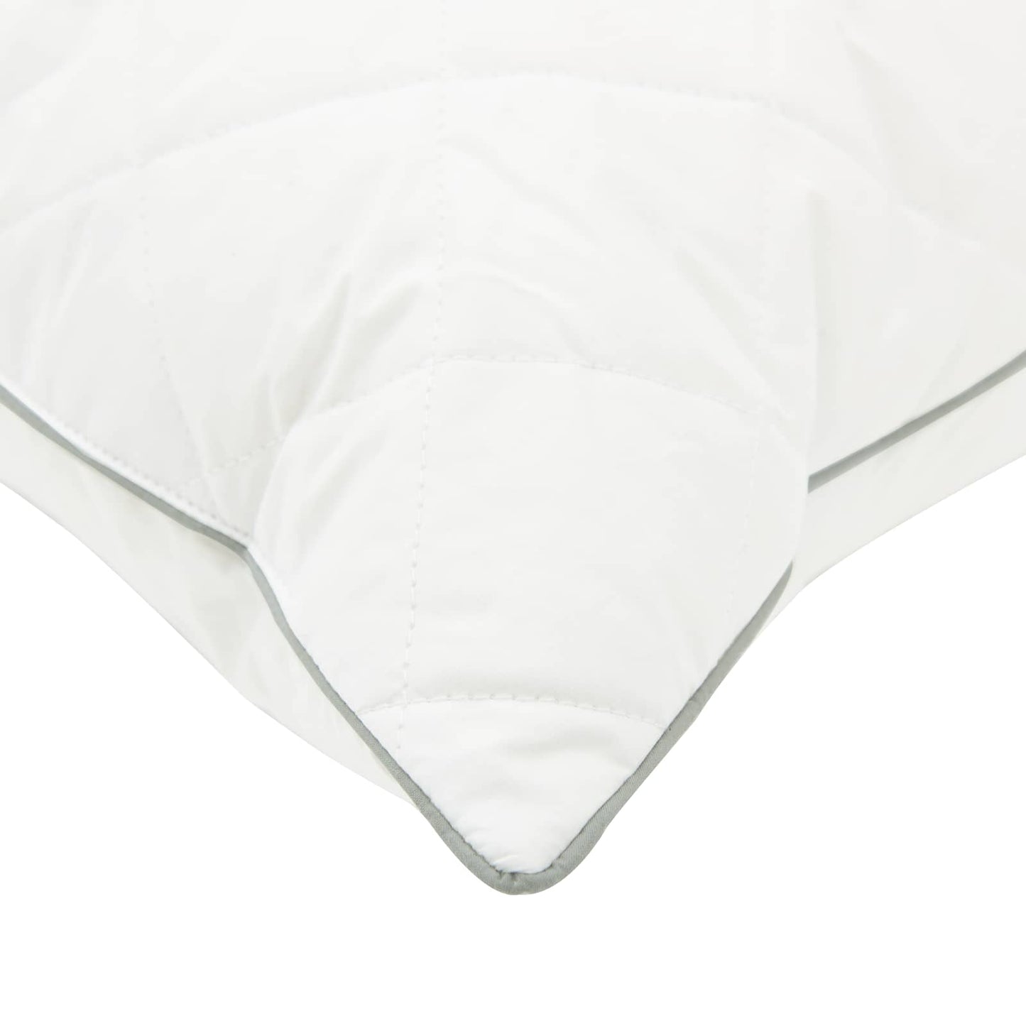 Hoofdkussen FULDA 2 pcs 60 x 70 cm 100% Ganzendons en Veer Wit