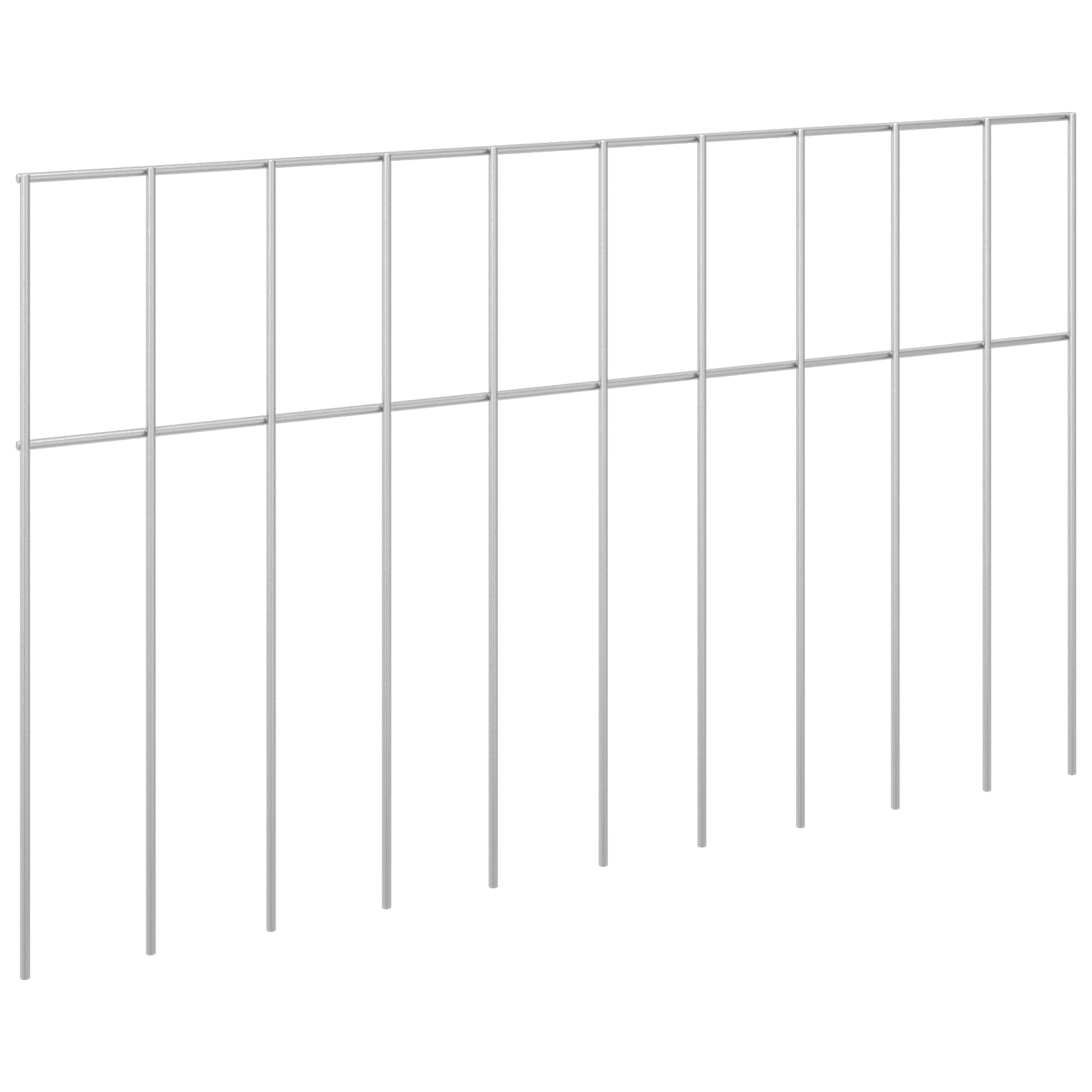 Tuin schuttingpaneel 12 pcs Gegalvaniseerd staal Zilverkleurig is nu te koop bij PeponiXL, paradijselijk wonen!