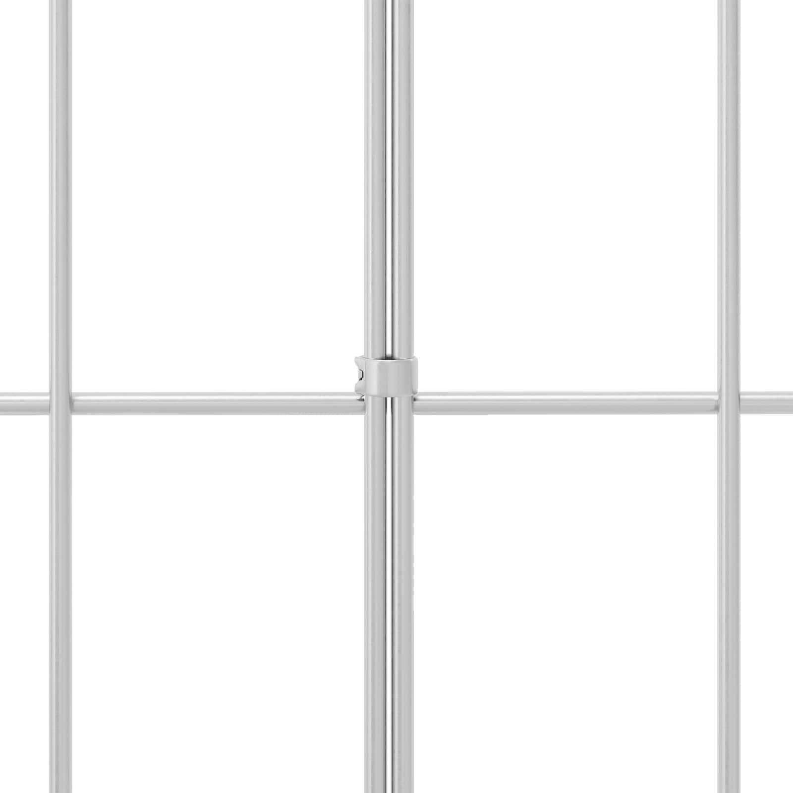 Tuin schuttingpaneel 48 pcs Gegalvaniseerd staal Zilverkleurig is nu te koop bij PeponiXL, paradijselijk wonen!