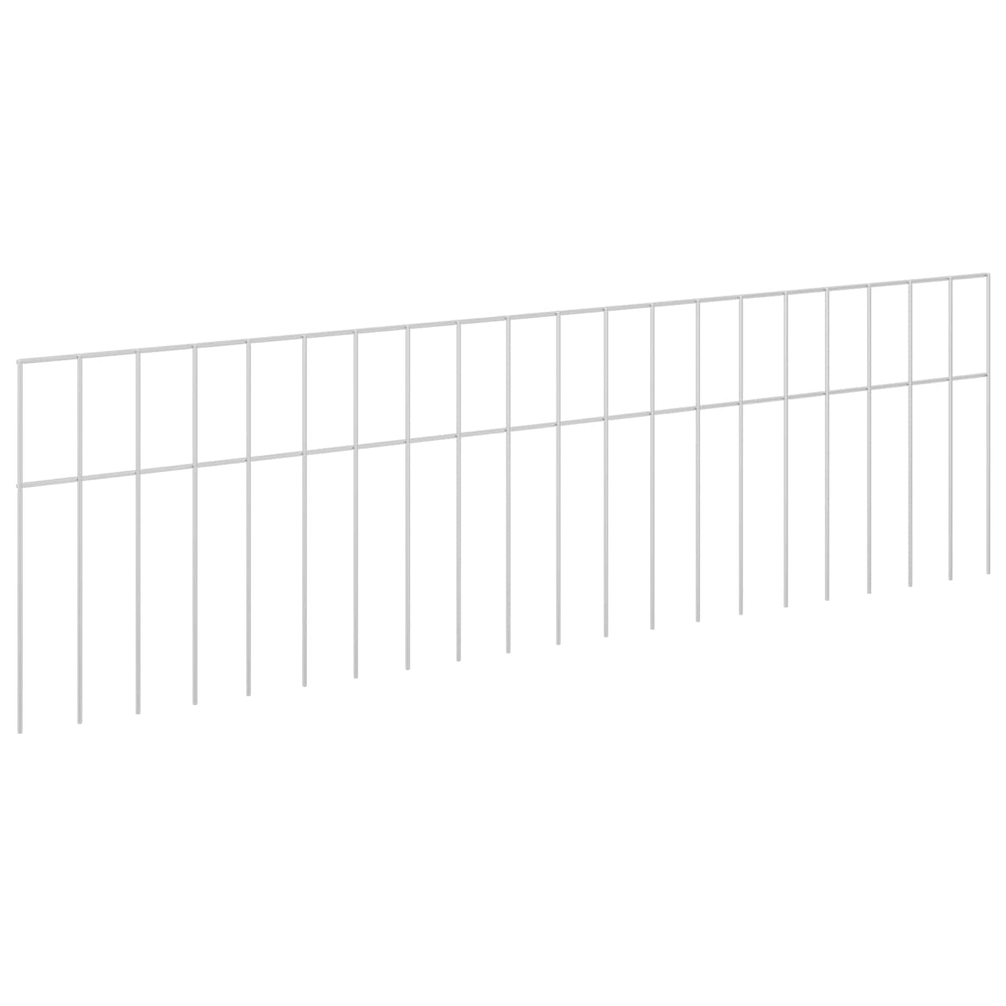 Tuin schuttingpaneel 48 pcs Gegalvaniseerd staal Zilverkleurig is nu te koop bij PeponiXL, paradijselijk wonen!