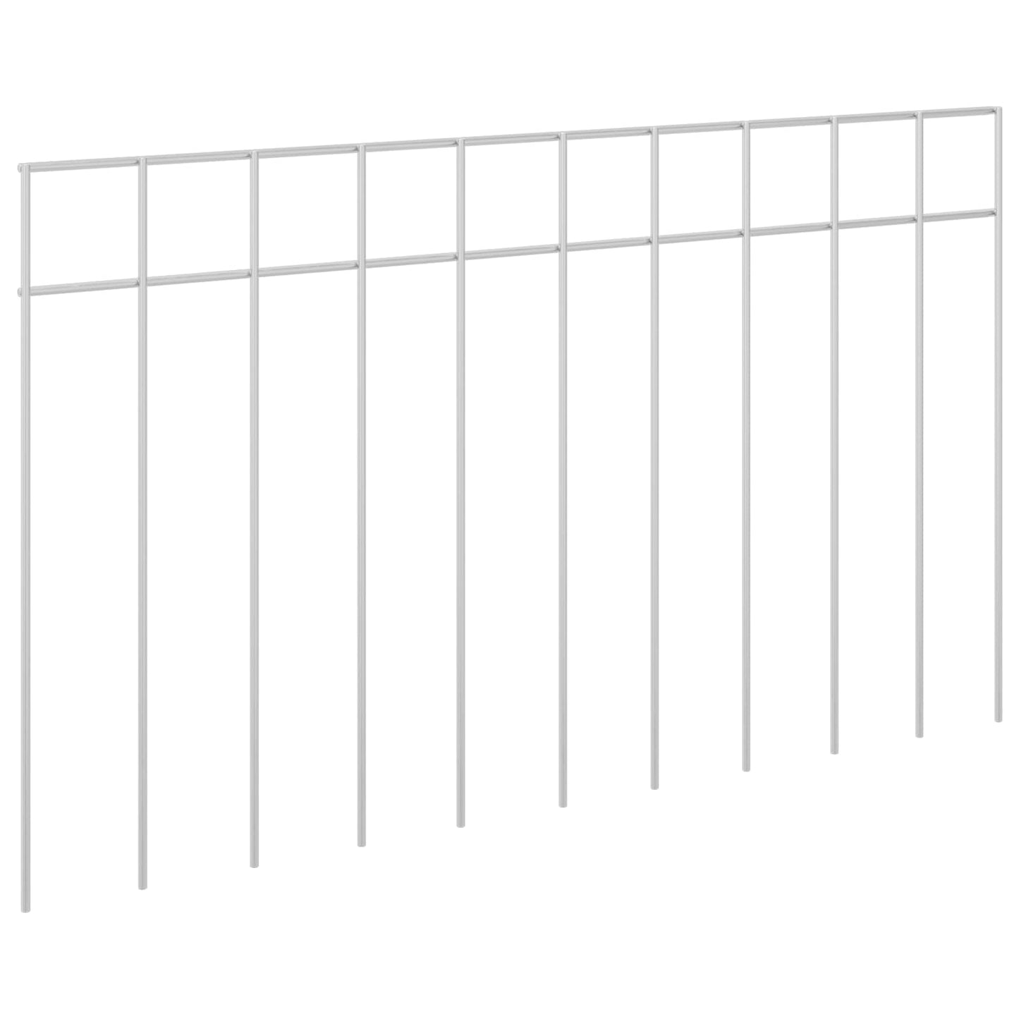 Tuin schuttingpaneel 48 pcs Gegalvaniseerd staal Zilverkleurig is nu te koop bij PeponiXL, paradijselijk wonen!