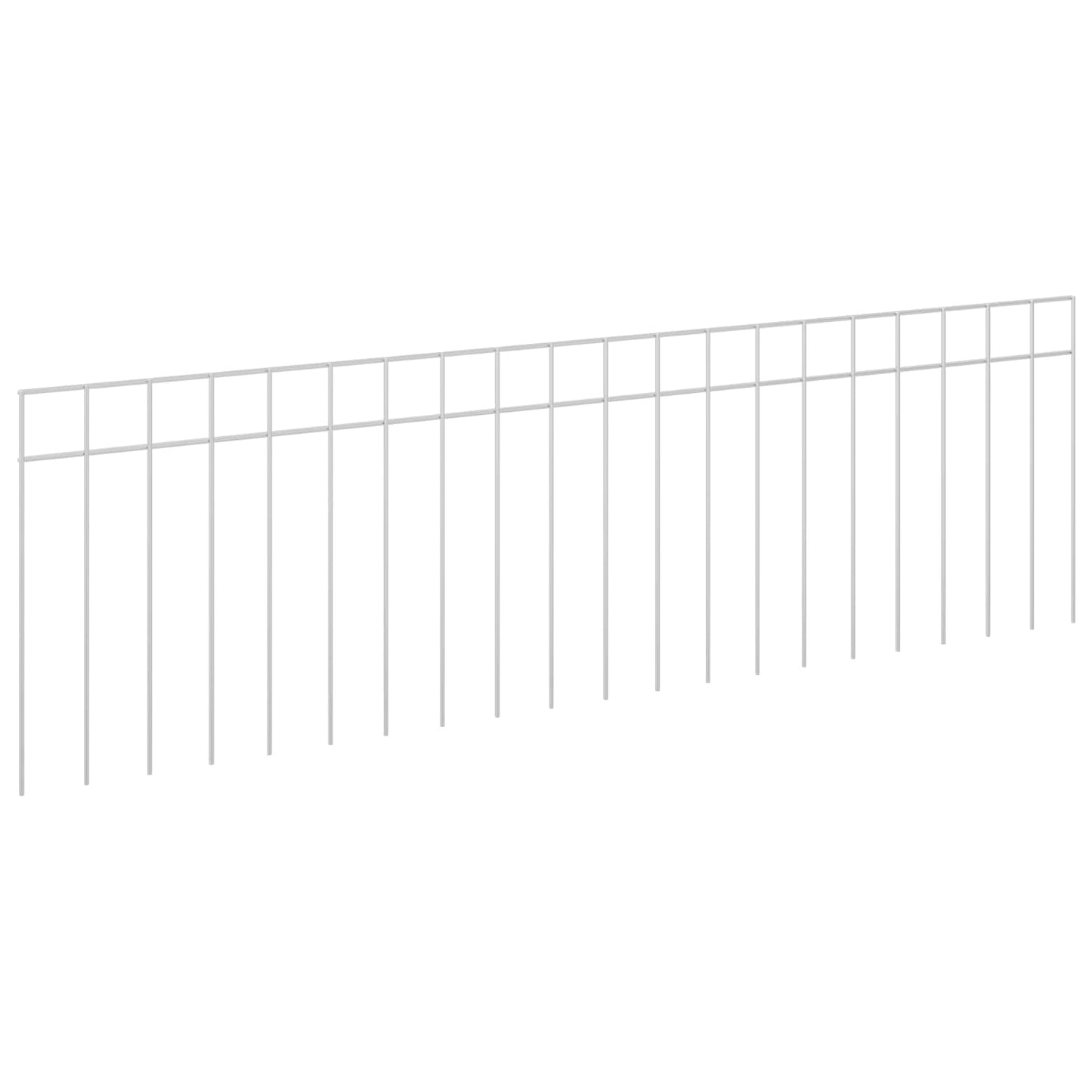 Tuin schuttingpaneel 12 pcs Gegalvaniseerd staal Zilverkleurig is nu te koop bij PeponiXL, paradijselijk wonen!