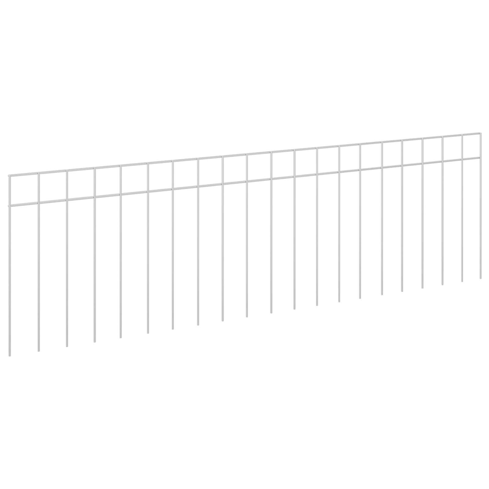 Tuin schuttingpaneel 12 pcs Gegalvaniseerd staal Zilverkleurig is nu te koop bij PeponiXL, paradijselijk wonen!