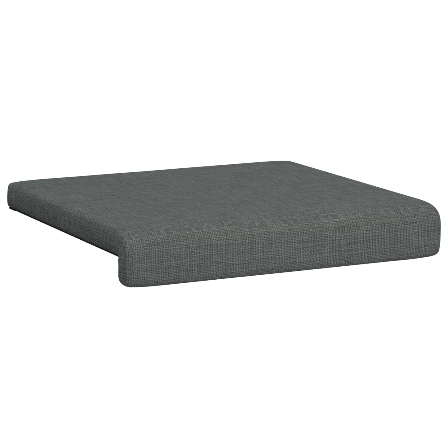 Bankkussen 2 pcs Stof Donkergrijs Diepte 35 cm