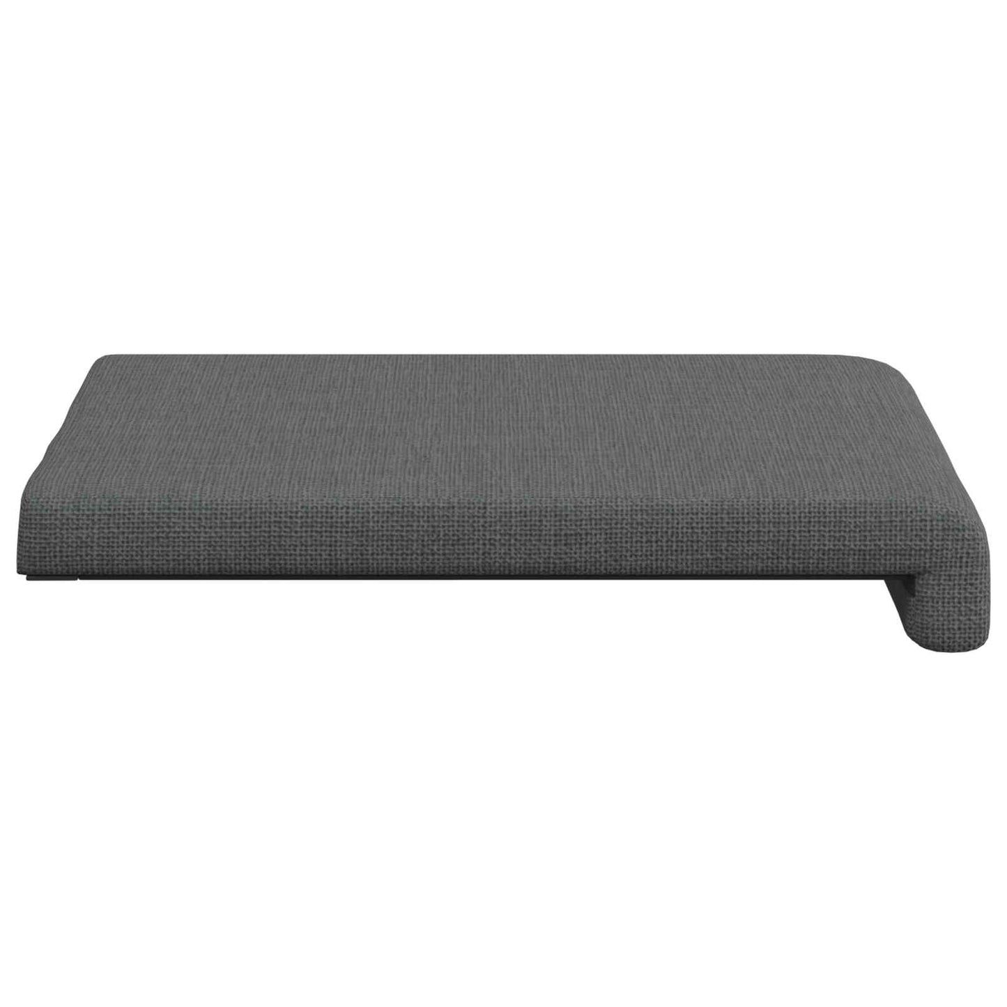 Bankkussen 2 pcs Stof Donkergrijs Diepte 35 cm