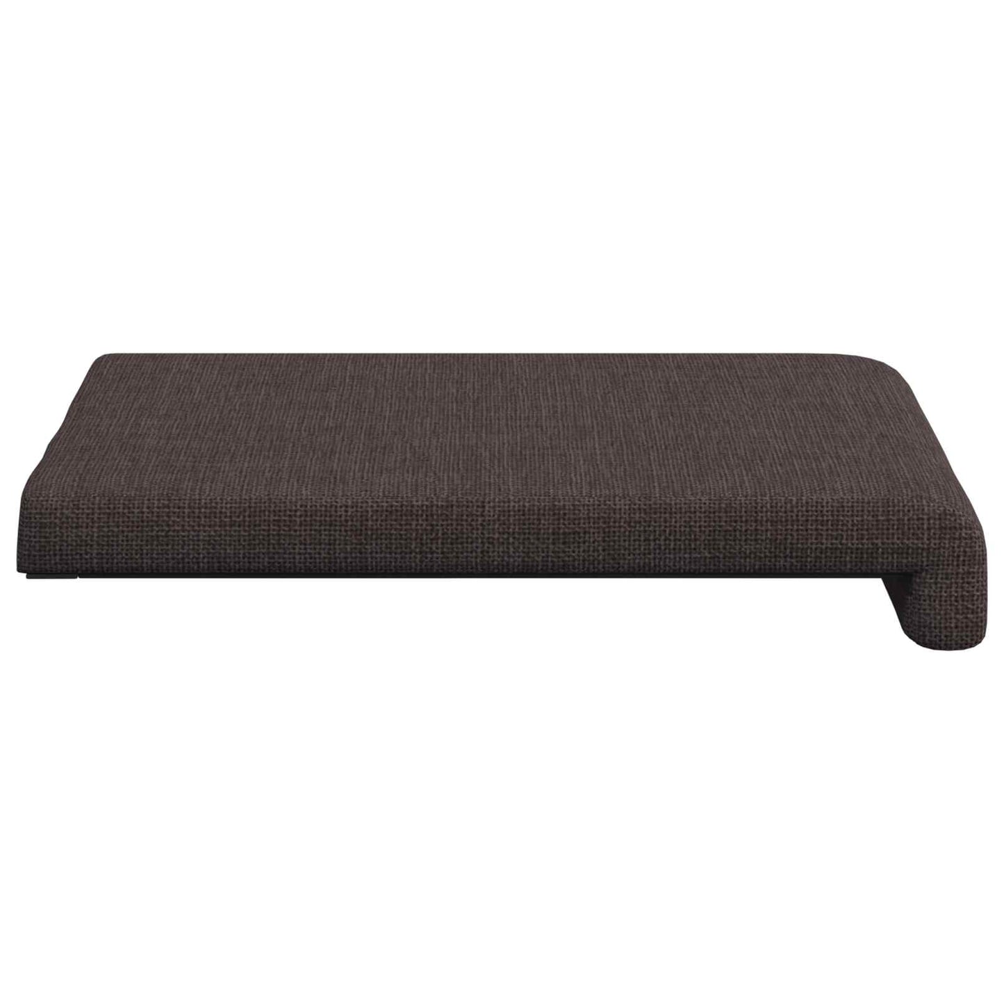 Bankkussen 2 pcs Stof Donkerbruin Diepte 35 cm