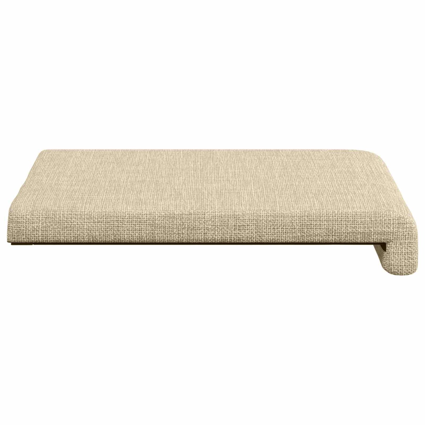 Bankkussen 2 pcs Stof Crèmekleurig Diepte 35 cm