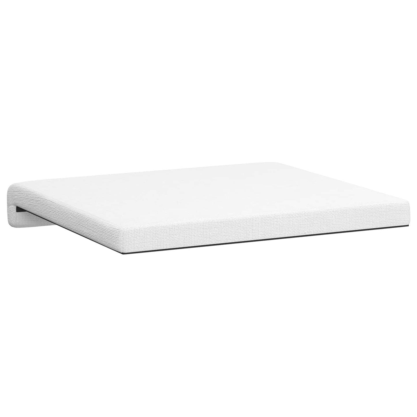 Bankkussen 2 pcs Stof Wit Diepte 35 cm