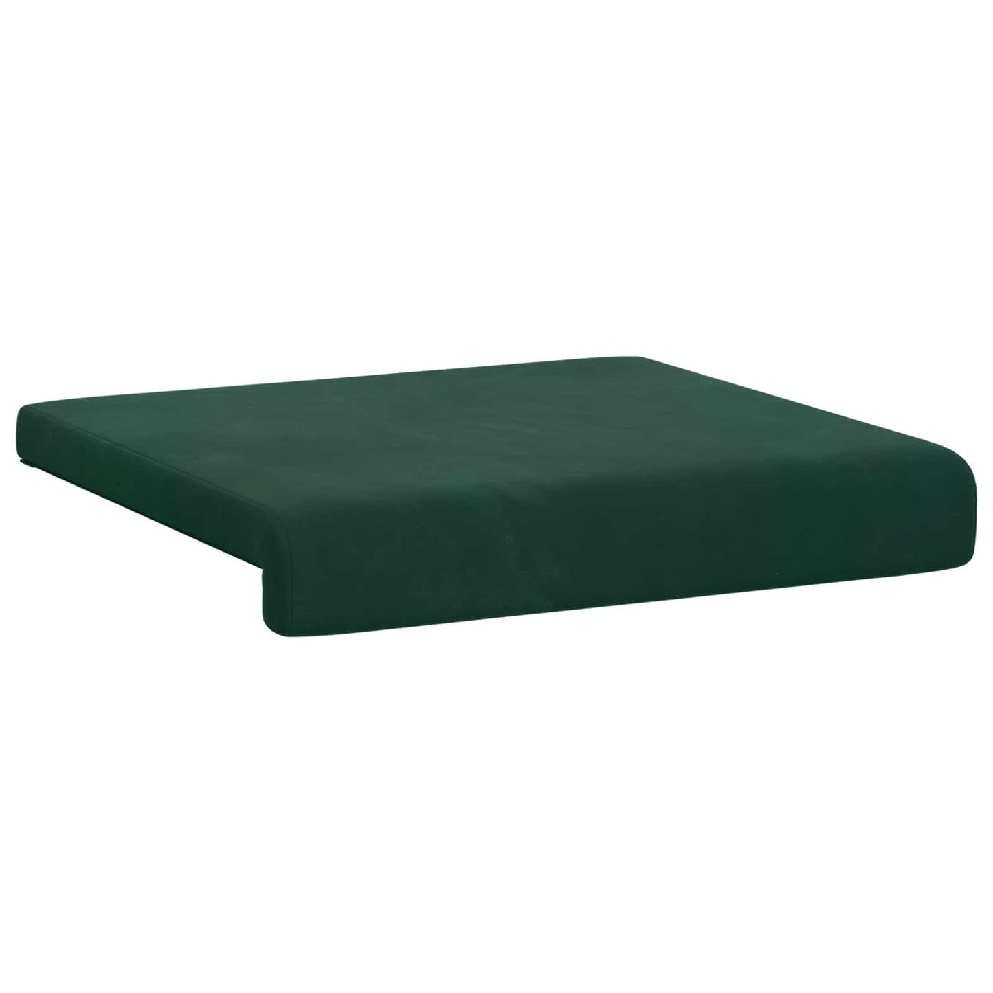 Bankkussen 2 pcs fluweel Donkergroen Diepte 35 cm