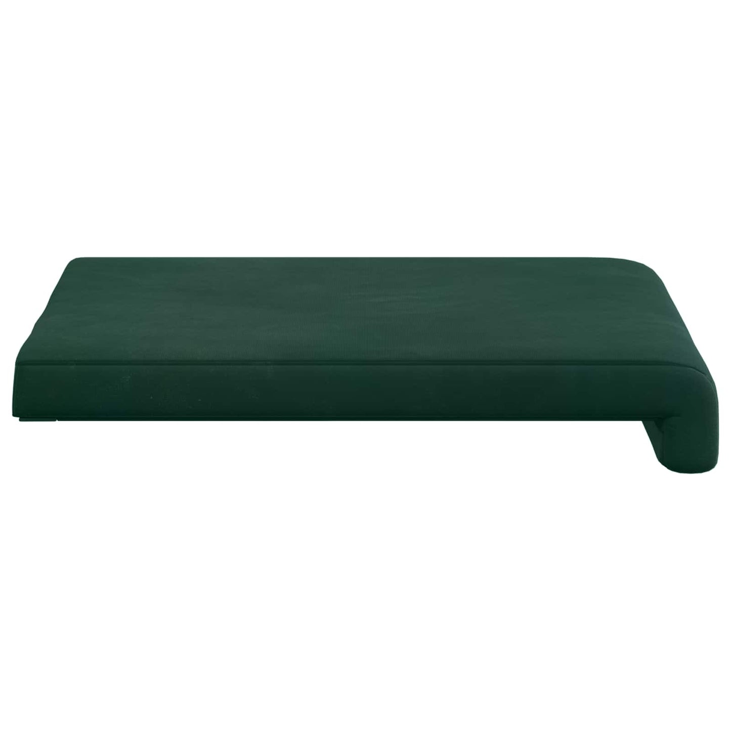 Bankkussen 2 pcs fluweel Donkergroen Diepte 35 cm