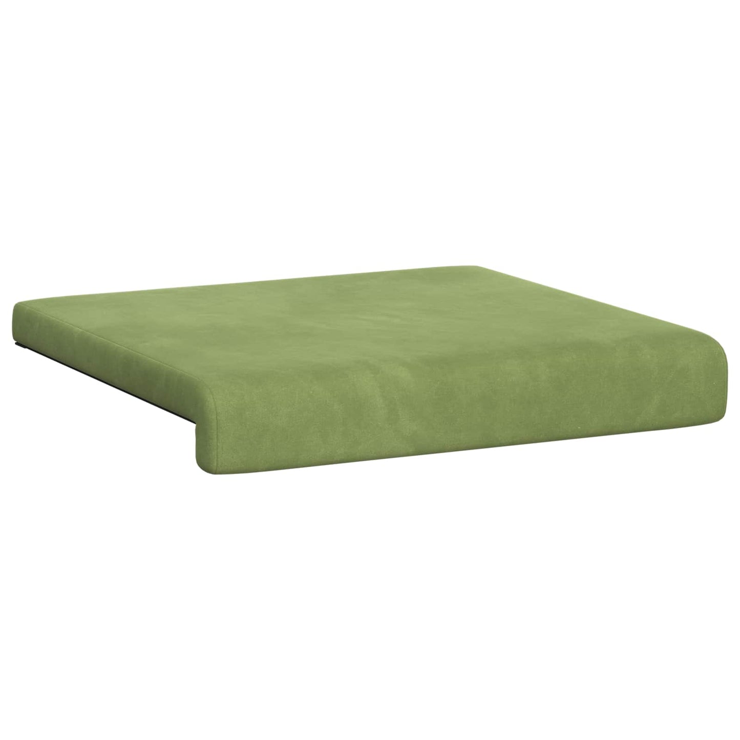 Bankkussen 2 pcs fluweel Lichtgroen Diepte 35 cm