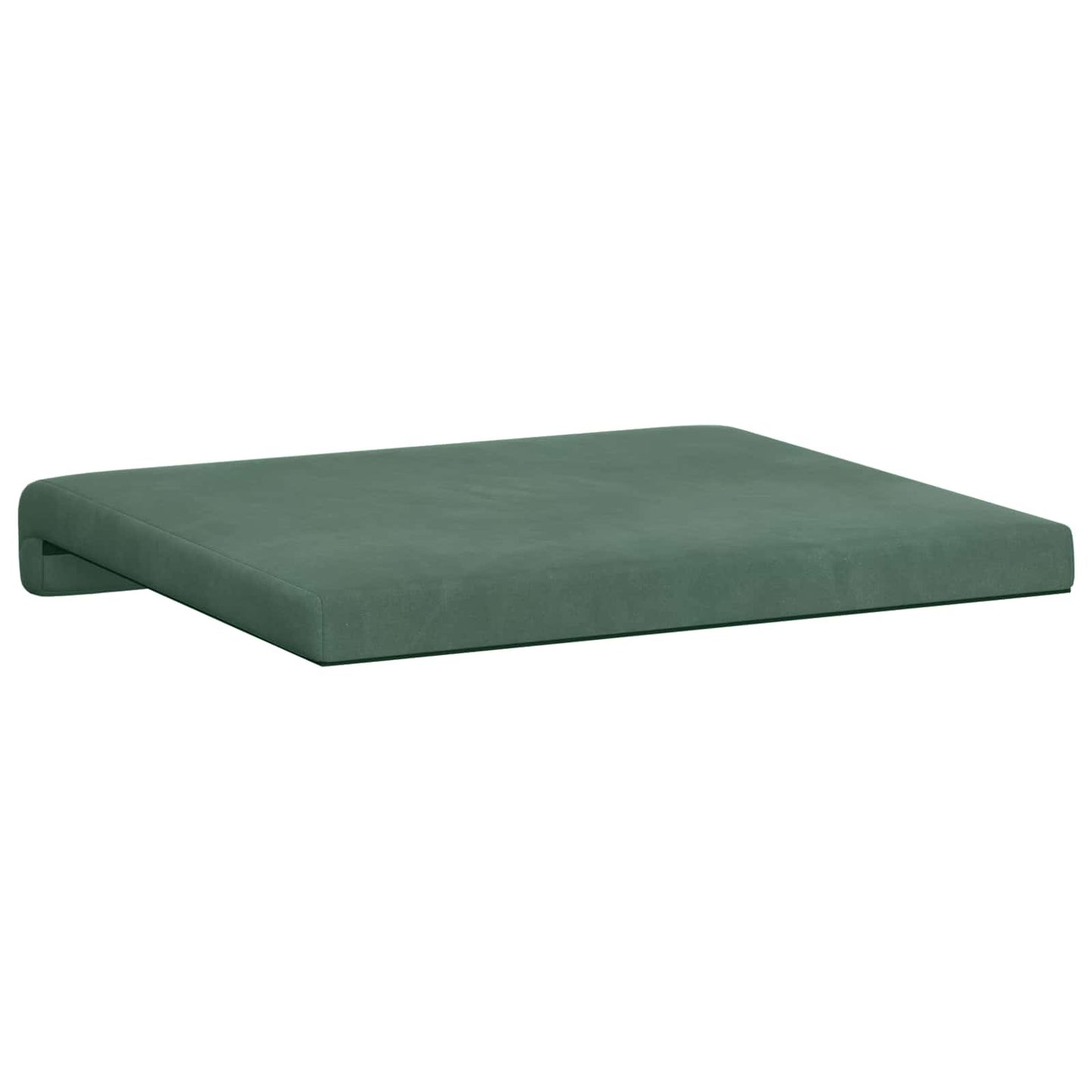 Bankkussen 2 pcs fluweel Zeegroen Diepte 35 cm