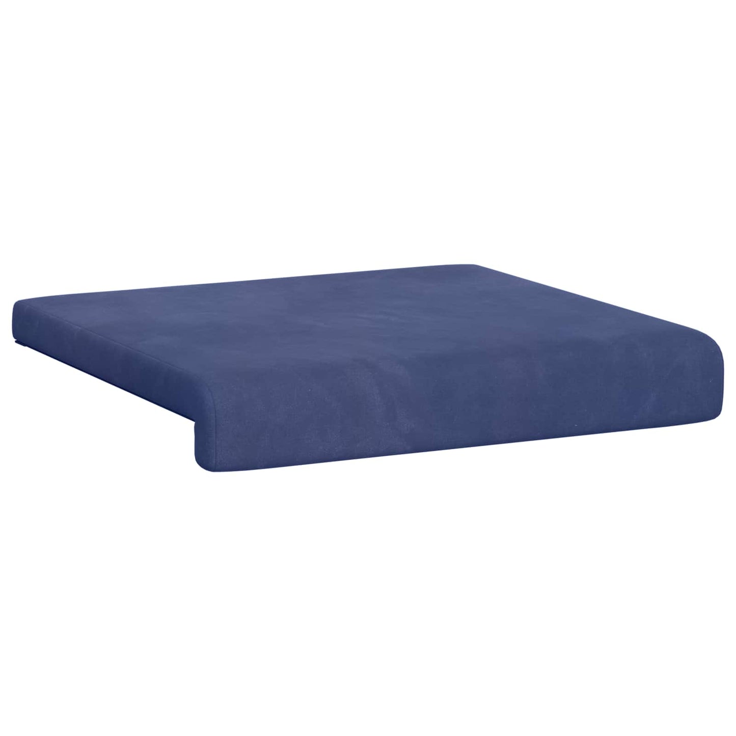 Bankkussen 2 pcs fluweel Politieblauw Diepte 35 cm