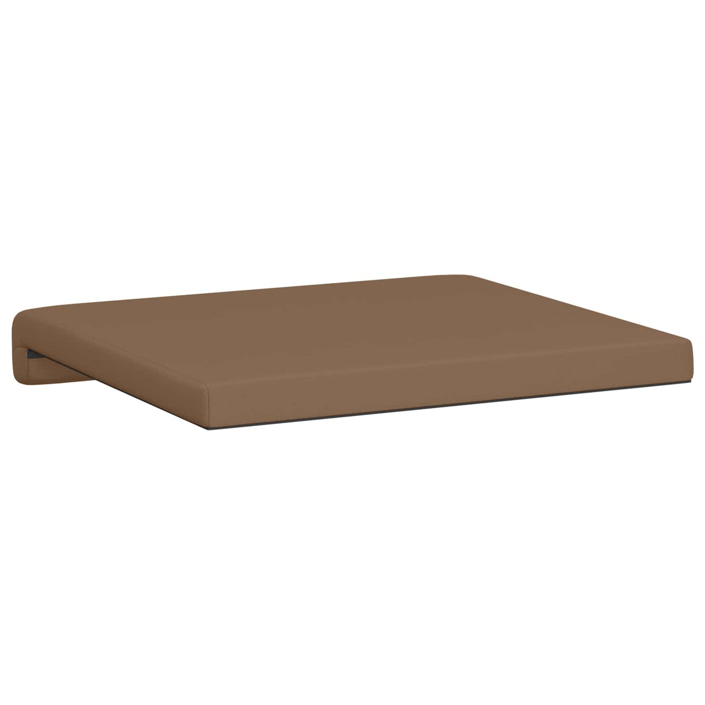 Bankkussen 2 pcs Kunstleer Cappuccino Diepte 35 cm