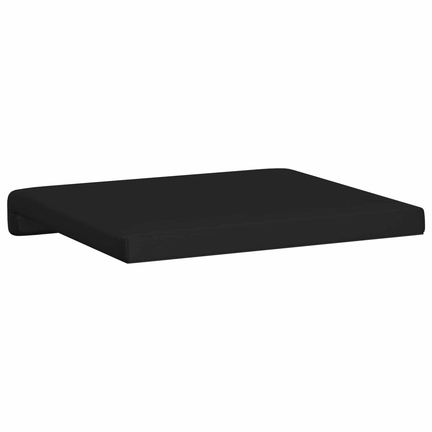 Bankkussen 2 pcs Kunstleer Zwart Diepte 35 cm
