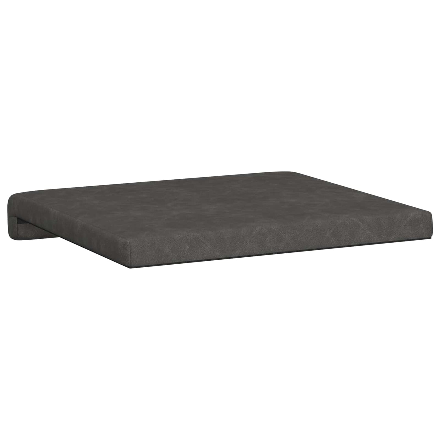 Bankkussen 2 pcs Kunstleer Zwart Diepte 35 cm
