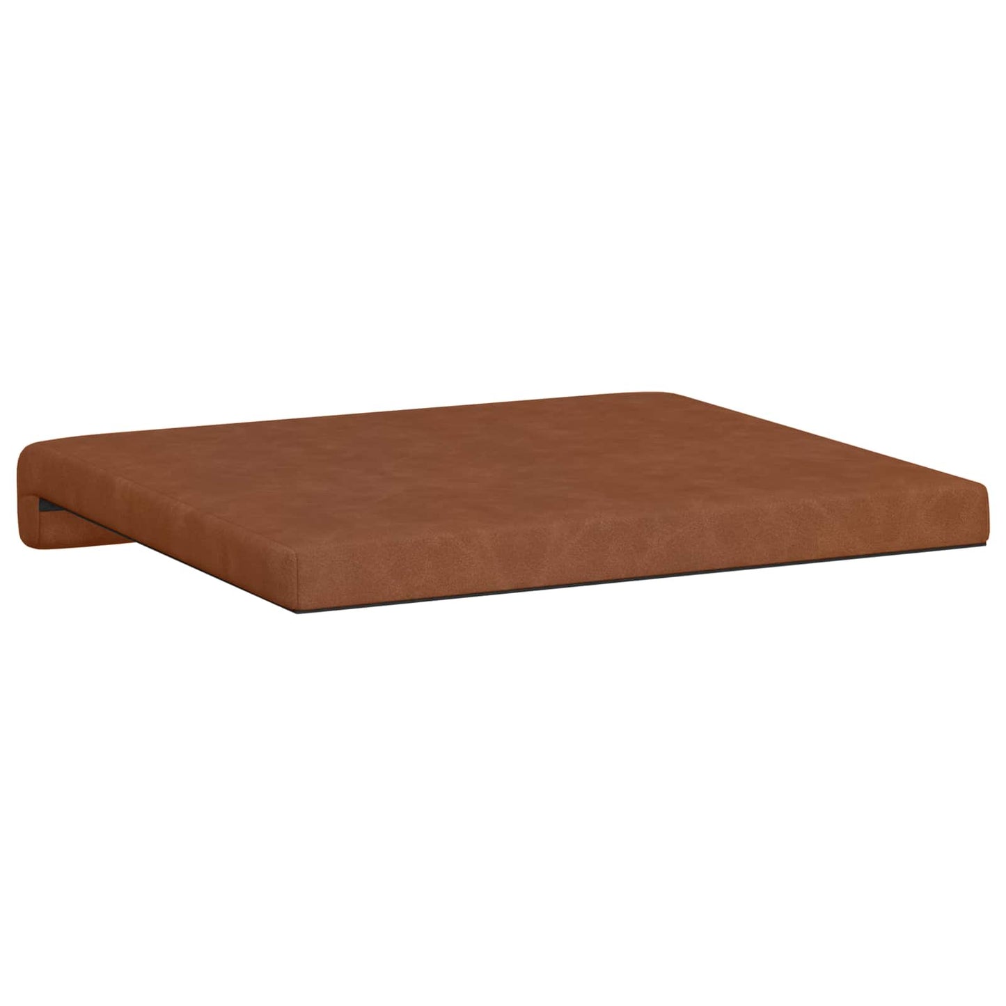 Bankkussen 2 pcs Kunstleer Bruin Diepte 35 cm