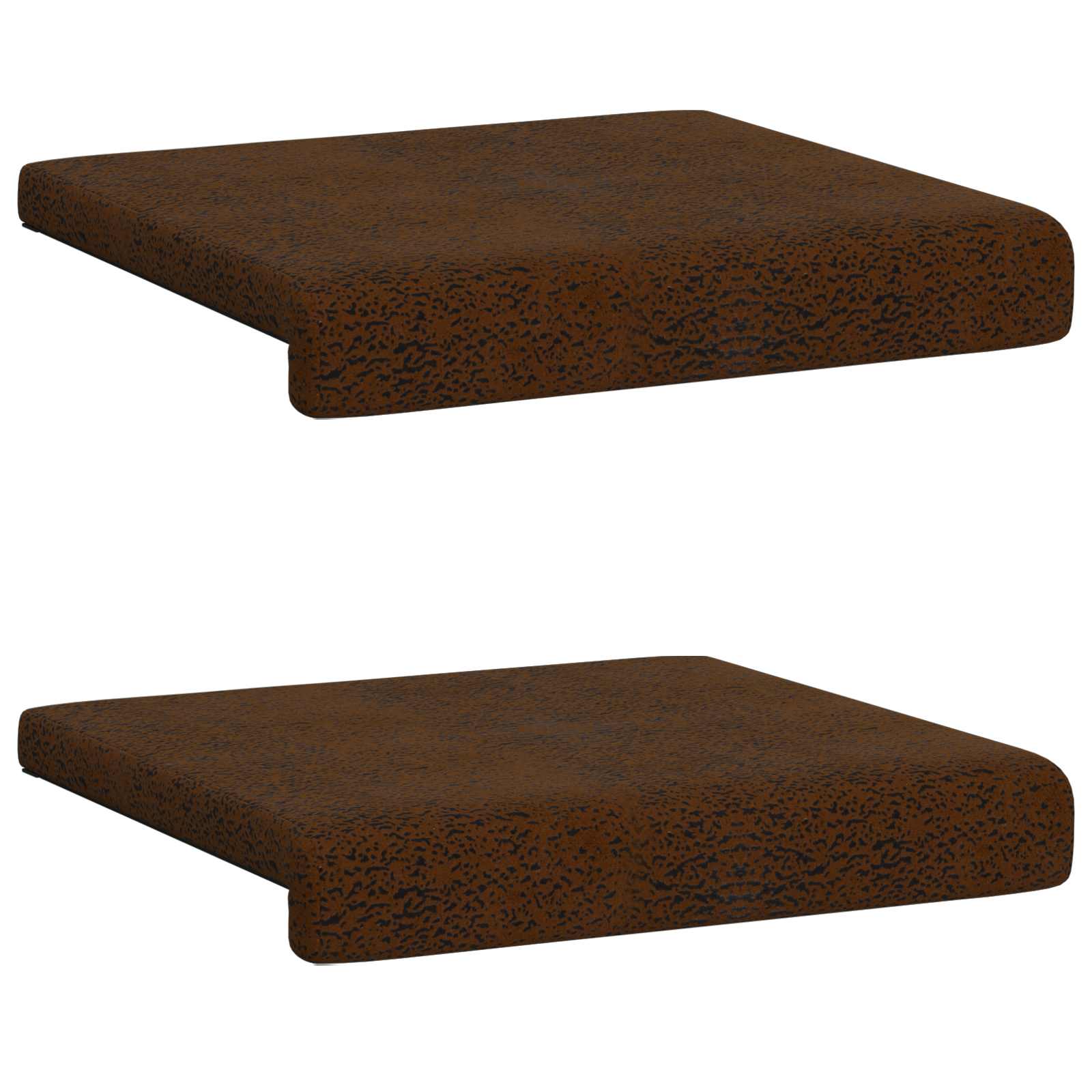 Bankkussen 2 pcs Faux Suède Stof Bruin Diepte 35 cm is nu te koop bij PeponiXL, paradijselijk wonen!