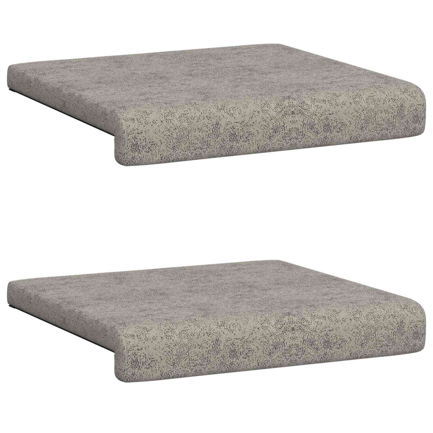 Bankkussen 2 pcs Faux Suède Stof Lichtgrijs Diepte 35 cm is nu te koop bij PeponiXL, paradijselijk wonen!