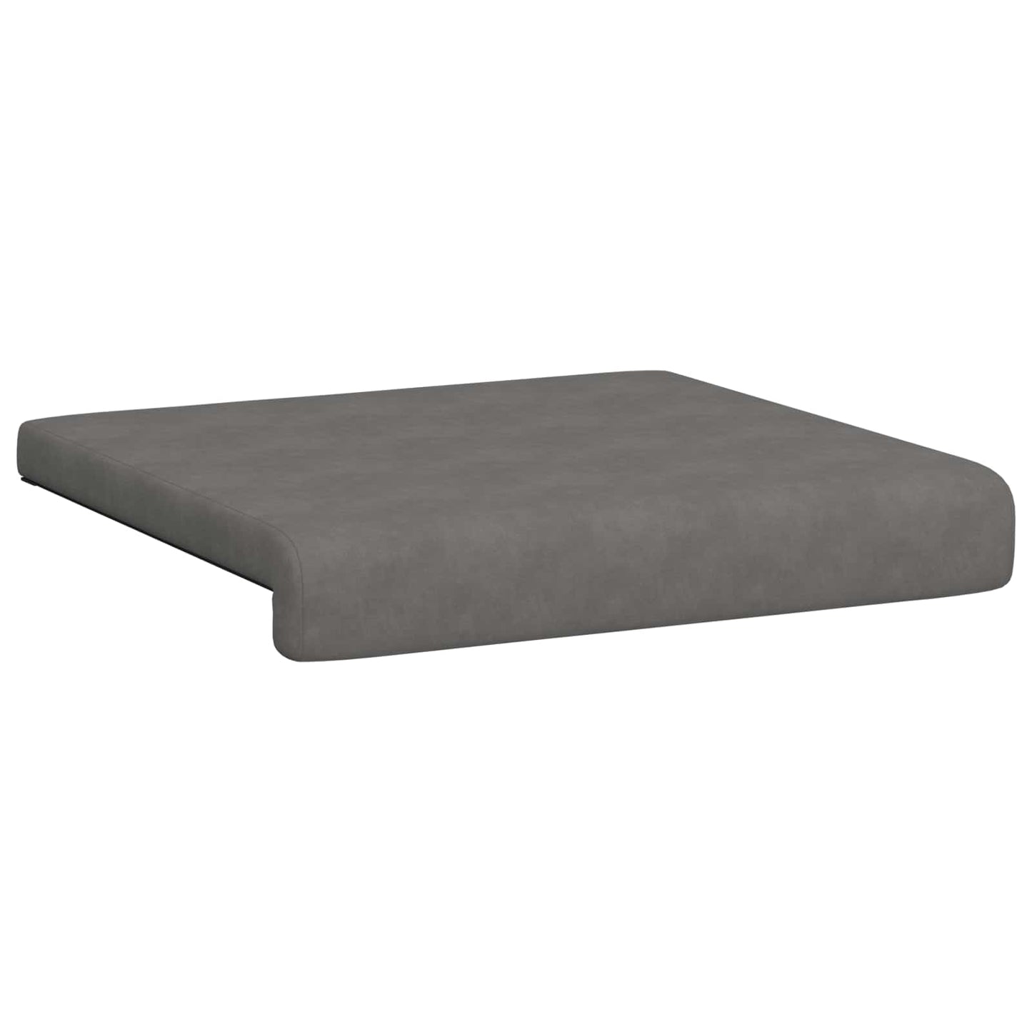 Bankkussen 2 pcs Microvezel Donkergrijs Diepte 35 cm