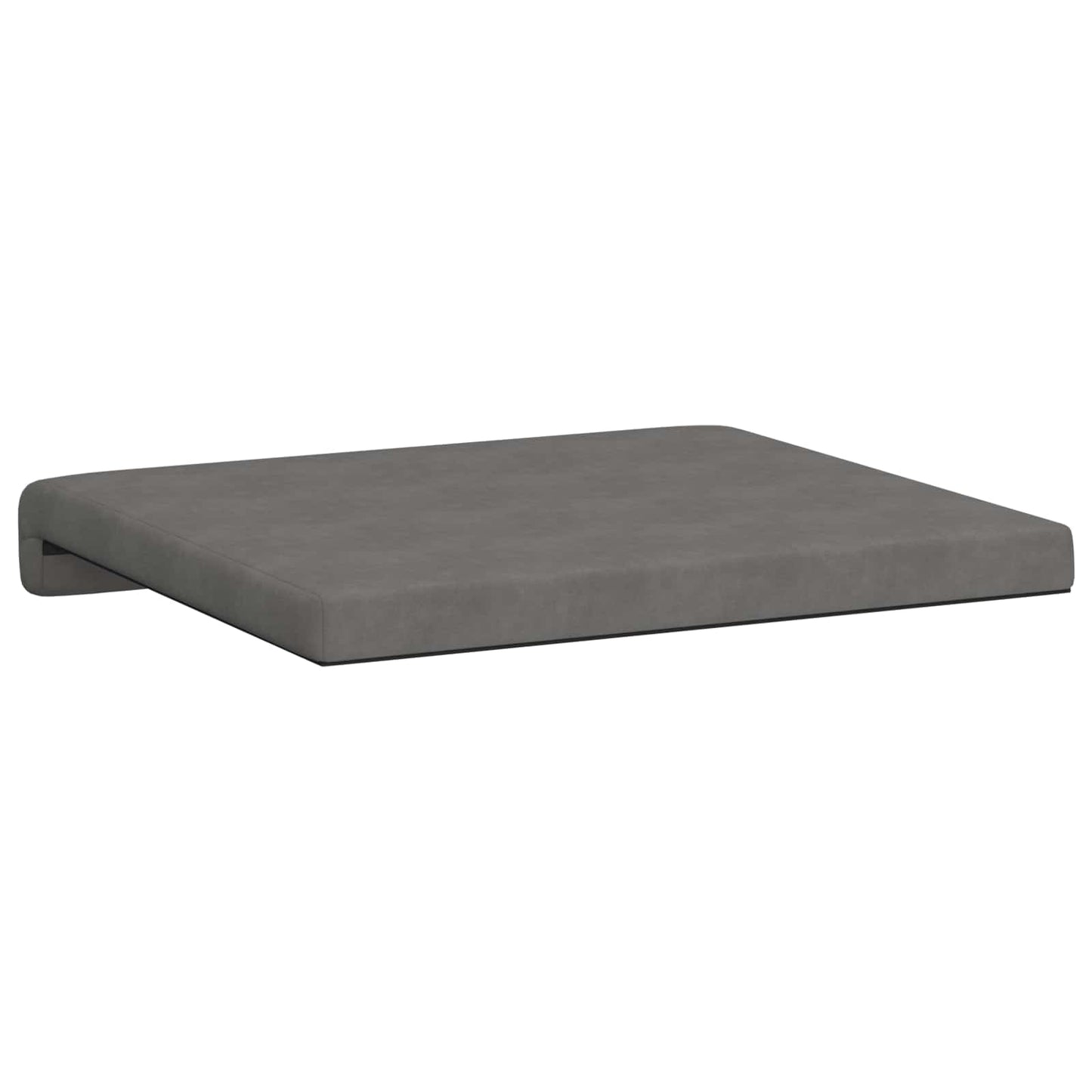 Bankkussen 2 pcs Microvezel Donkergrijs Diepte 35 cm