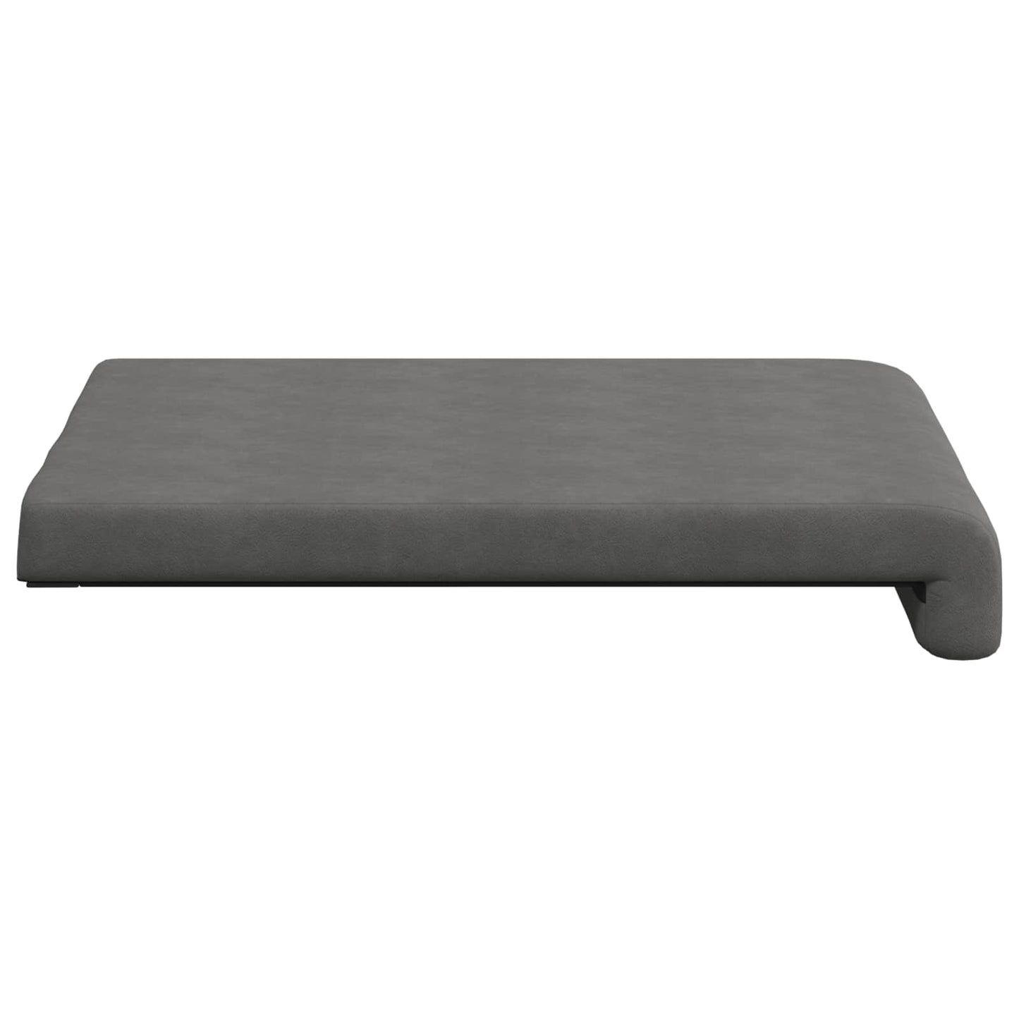 Bankkussen 2 pcs Microvezel Donkergrijs Diepte 35 cm