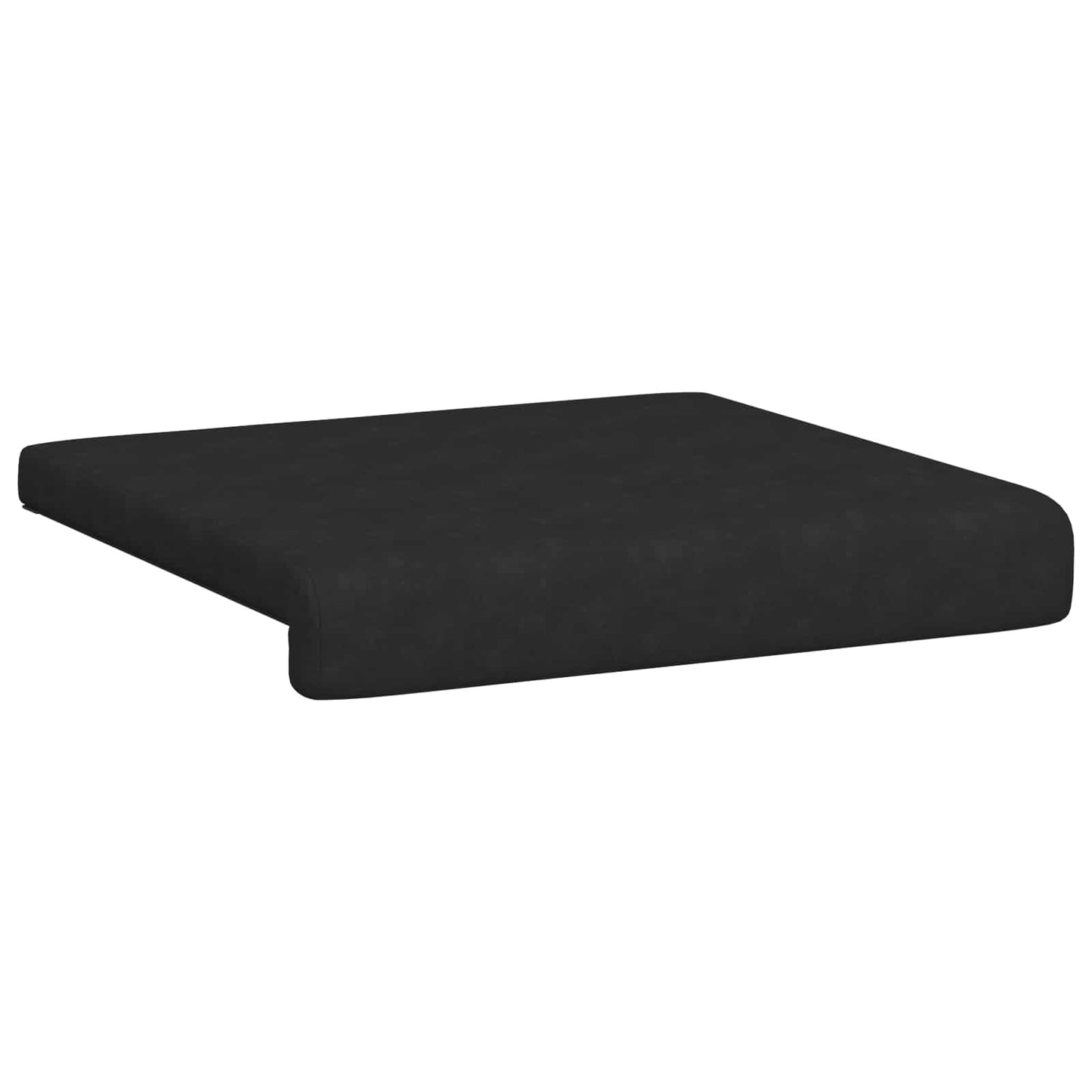 Bankkussen 2 pcs Microvezel Zwart Diepte 35 cm