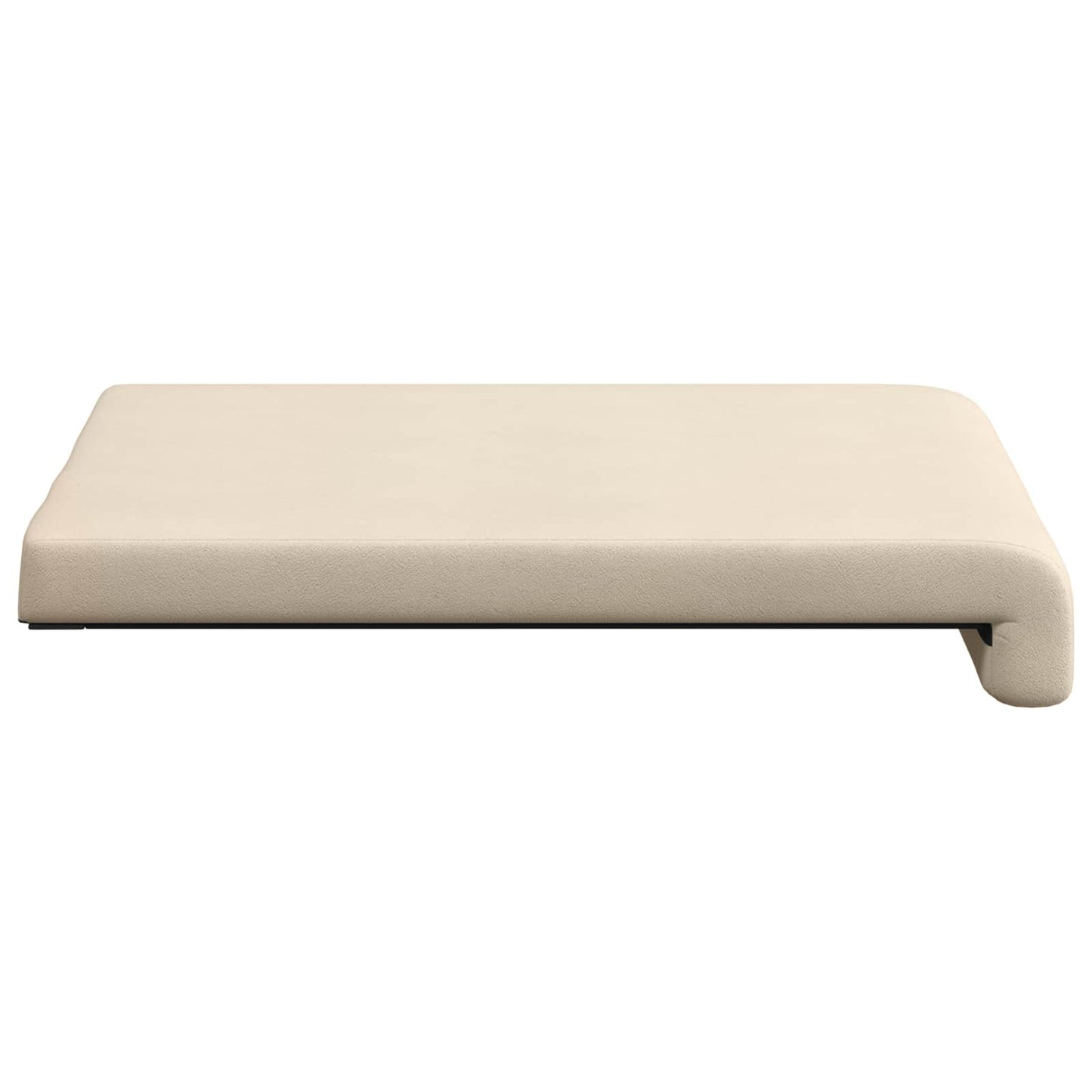 Bankkussen 2 pcs Microvezel Beige Diepte 35 cm