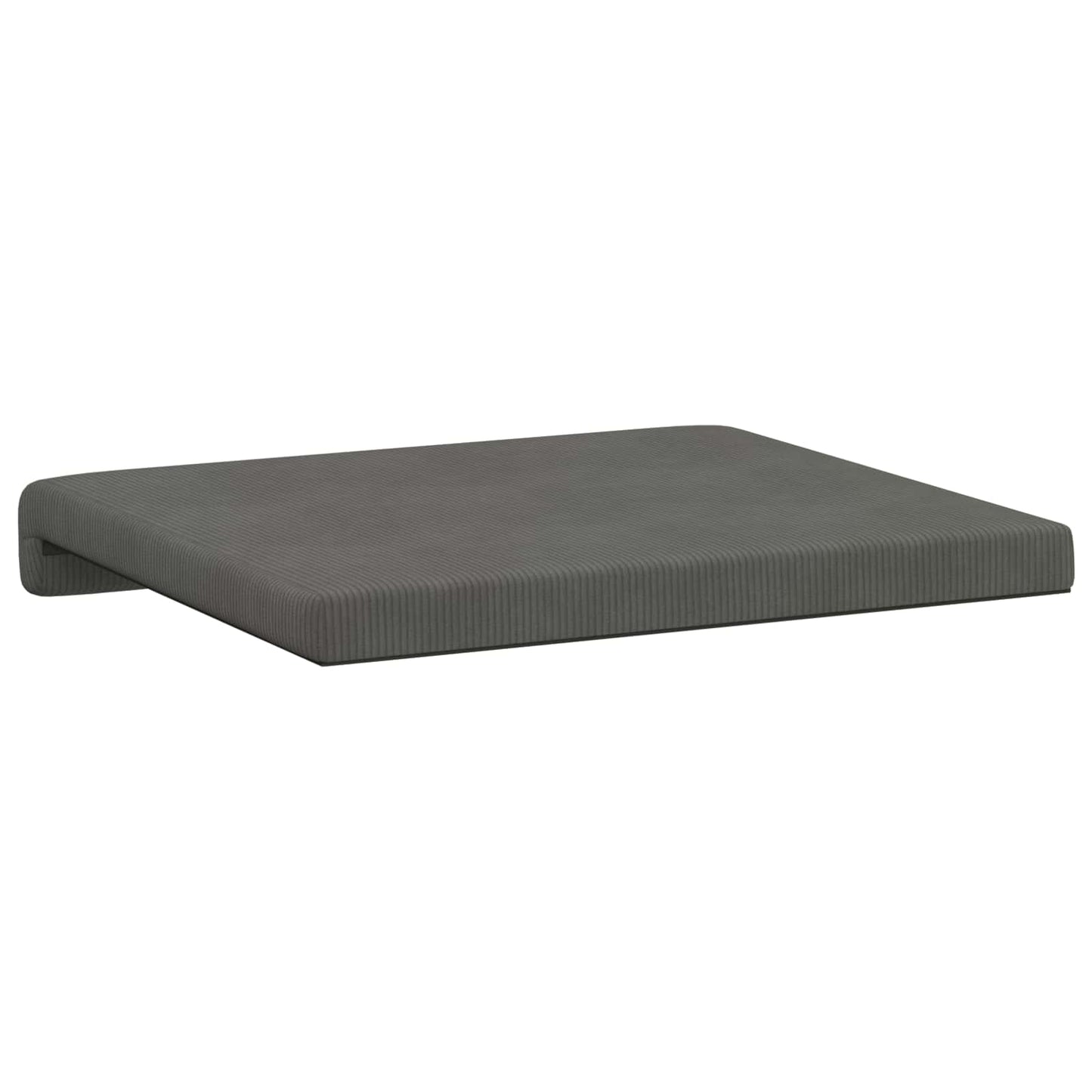 Bankkussen 2 pcs corduroy Donkergrijs Diepte 35 cm
