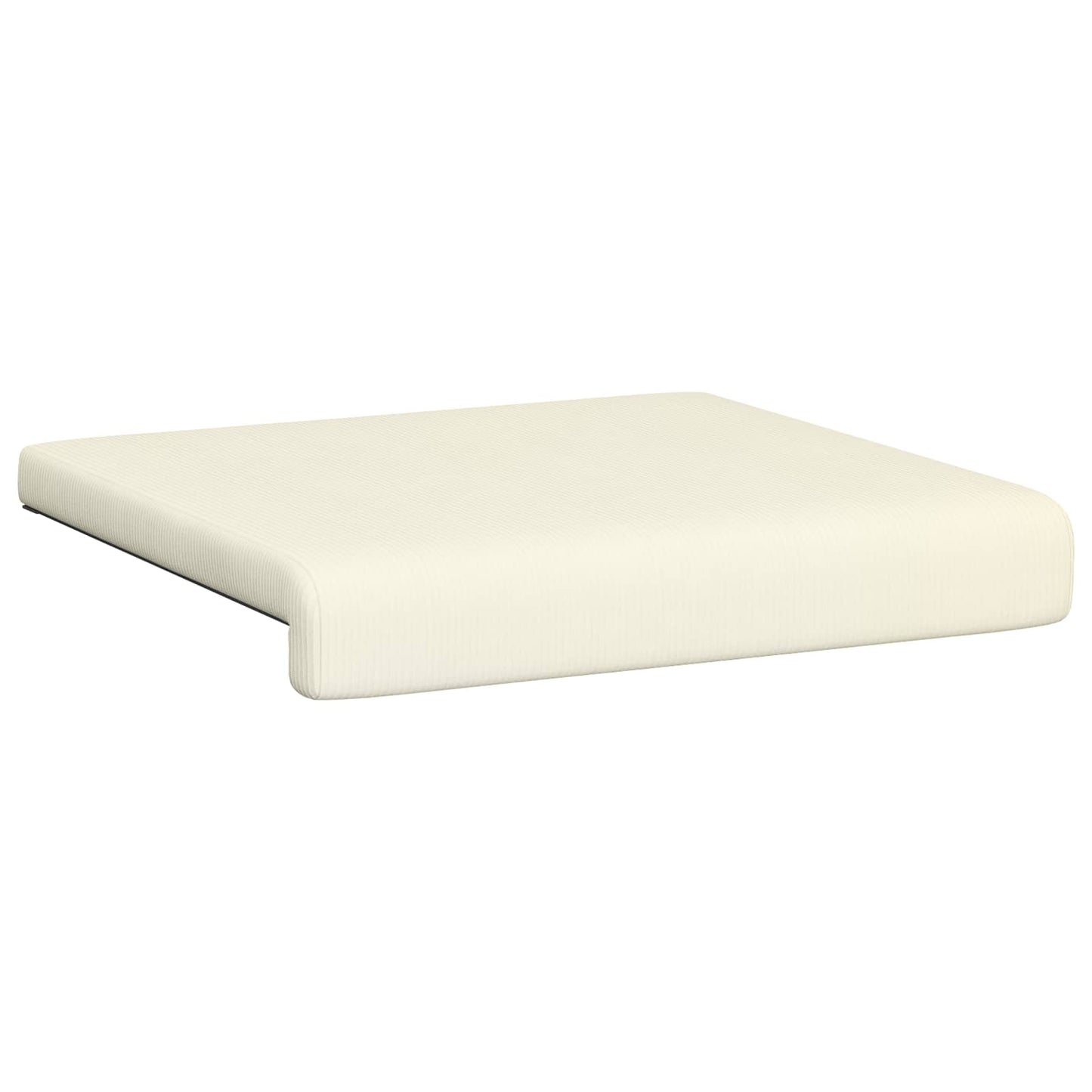 Bankkussen 2 pcs corduroy Crèmekleurig Diepte 35 cm