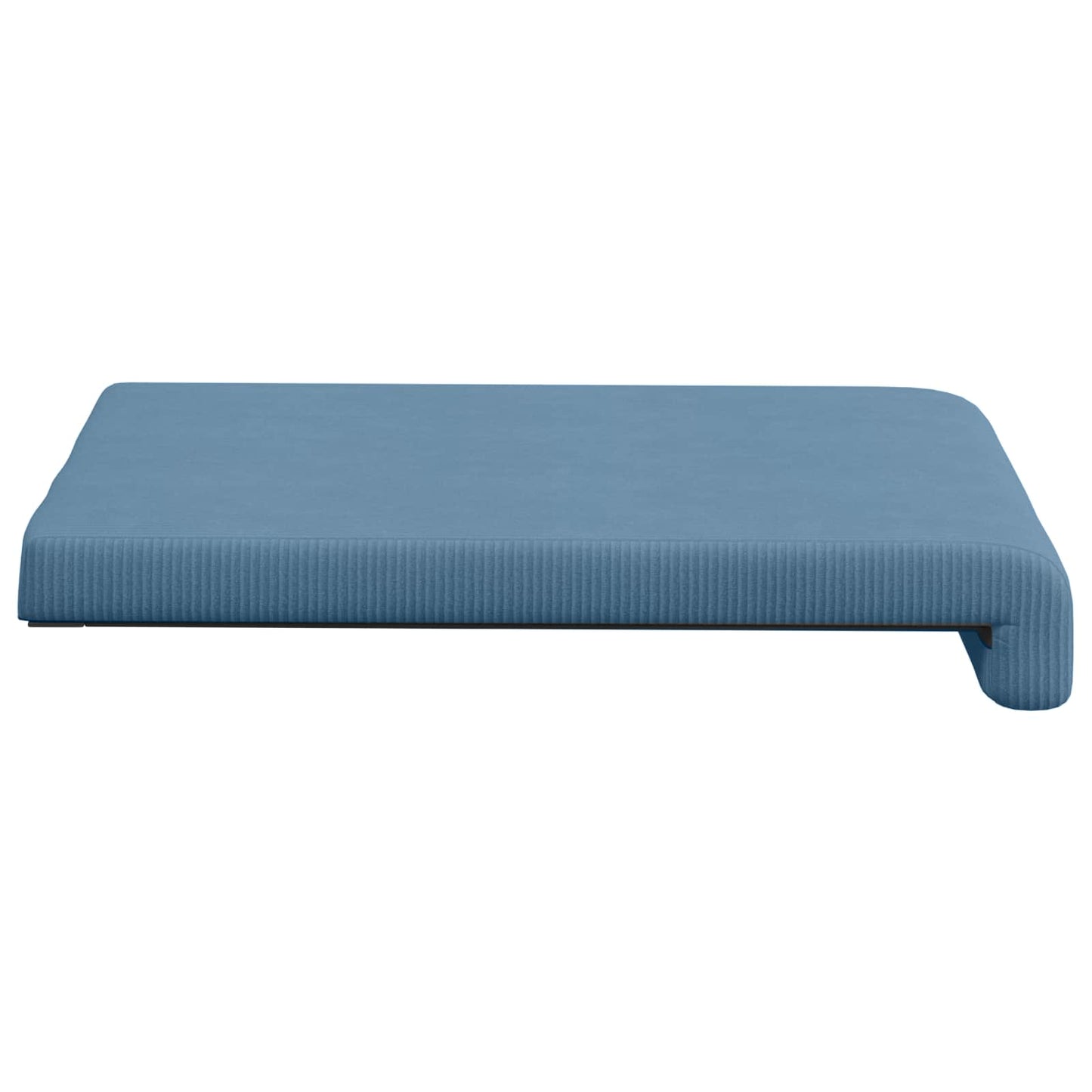 Bankkussen 2 pcs corduroy Blauw Diepte 35 cm