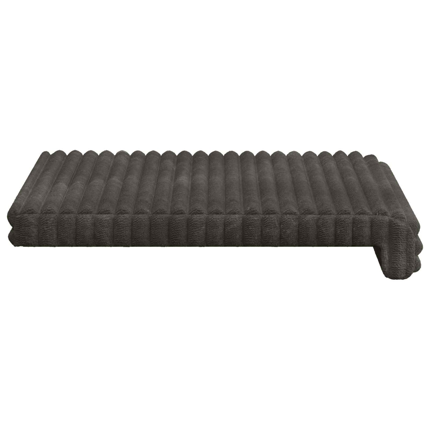 Bankkussen 2 pcs Pluche Corduroy Antraciet Diepte 35 cm