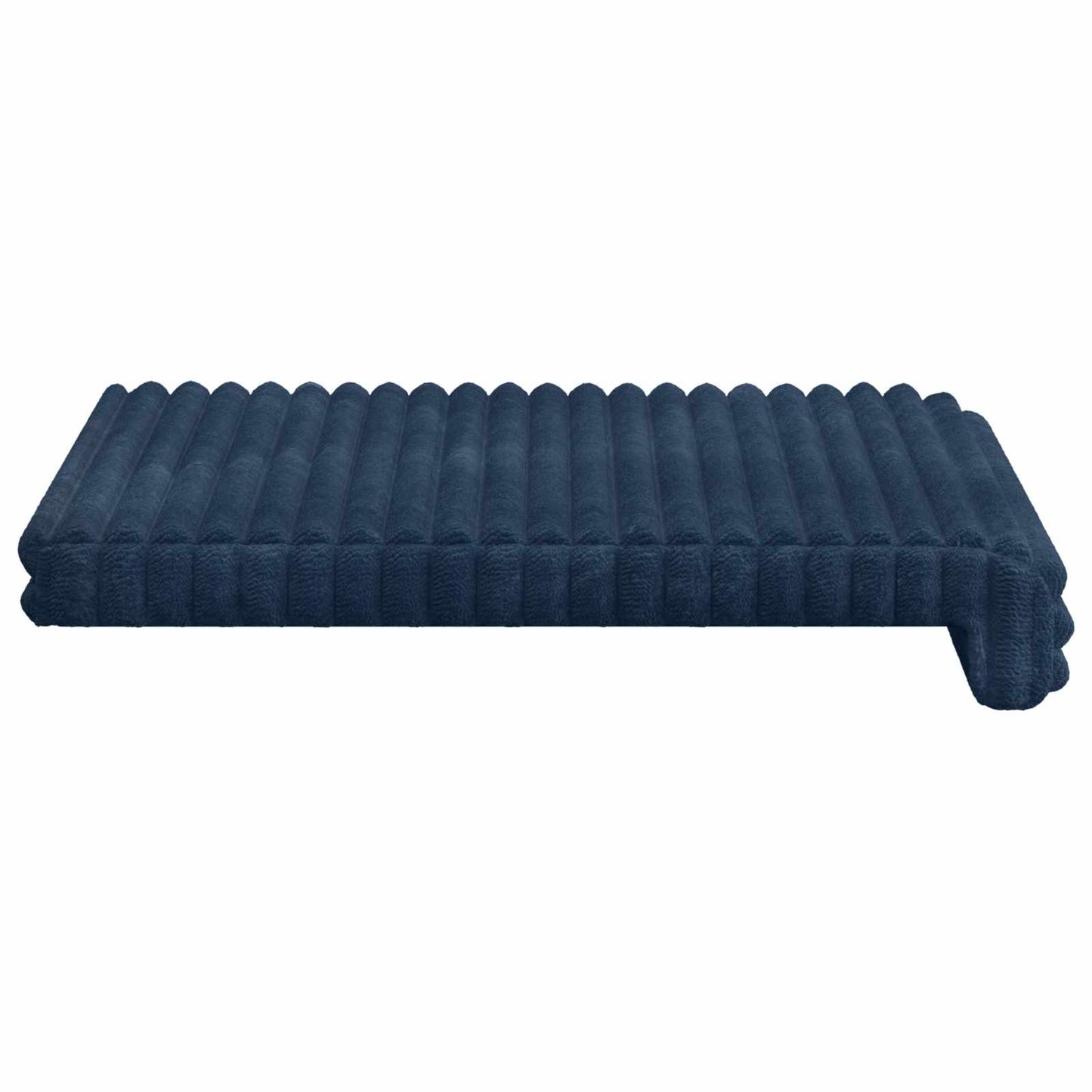 Bankkussen 2 pcs Pluche Corduroy Marineblauw Diepte 35 cm