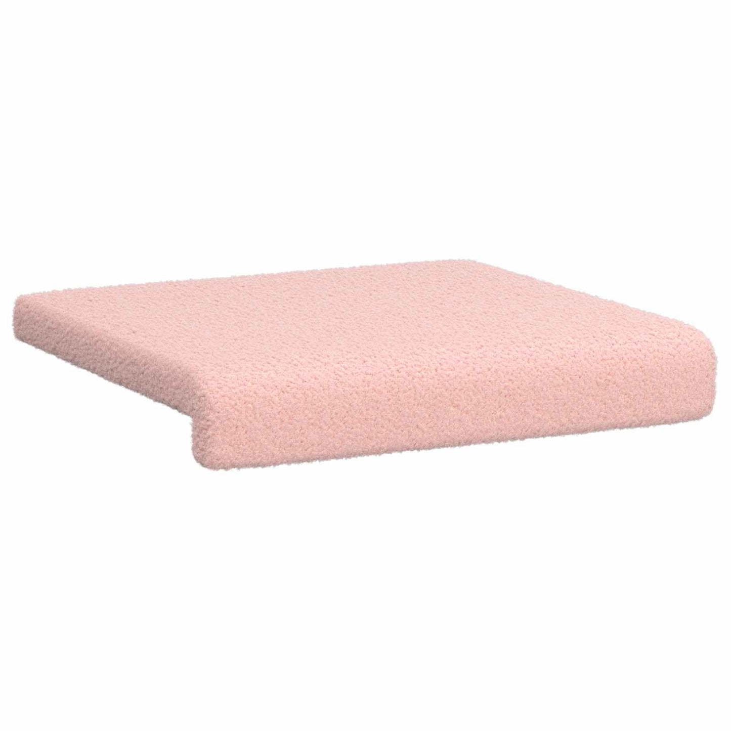 Bankkussen 2 pcs Sherpa Stof Roze Diepte 35 cm