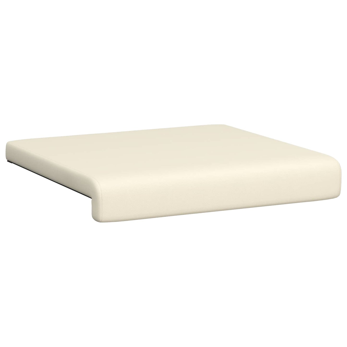 Bankkussen 2 pcs Textured Velvet Crèmekleurig Diepte 35 cm