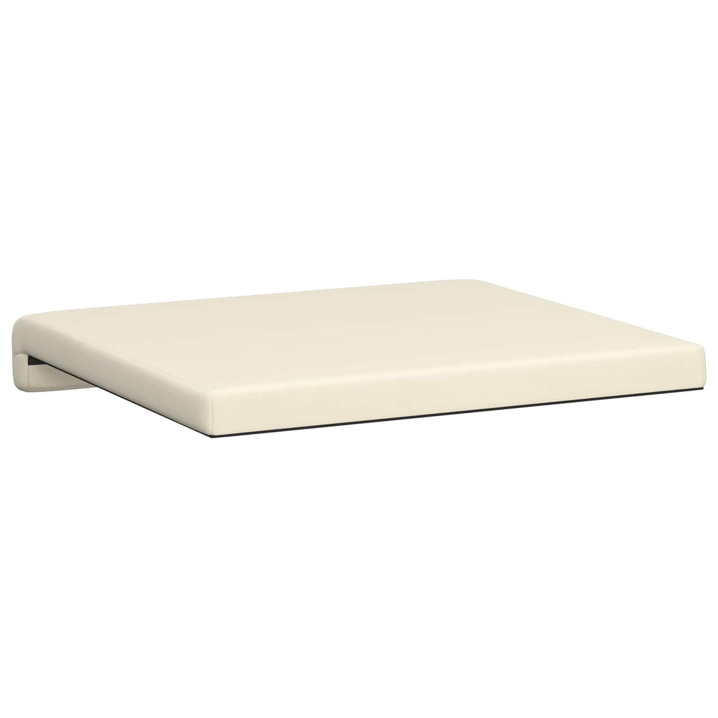 Bankkussen 2 pcs Textured Velvet Crèmekleurig Diepte 35 cm