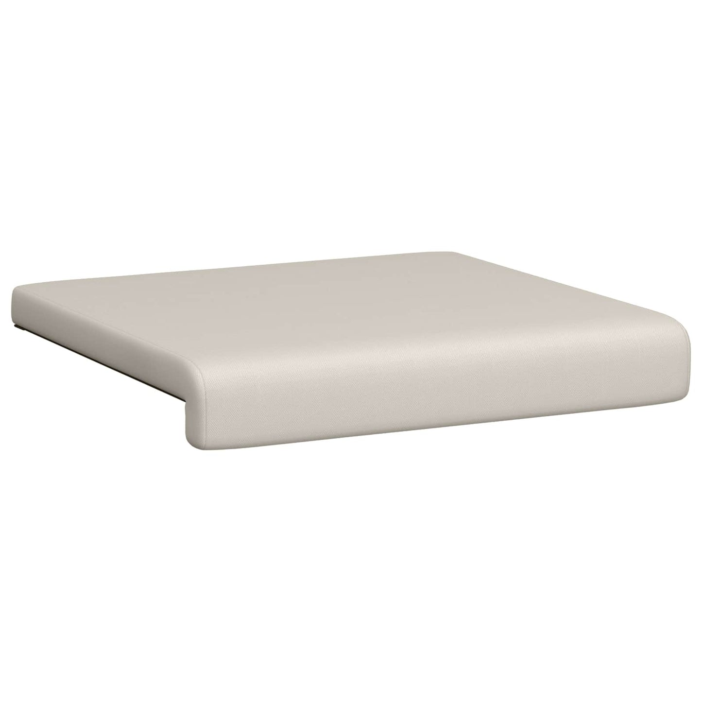 Bankkussen 2 pcs Textured Velvet Havermout Diepte 35 cm