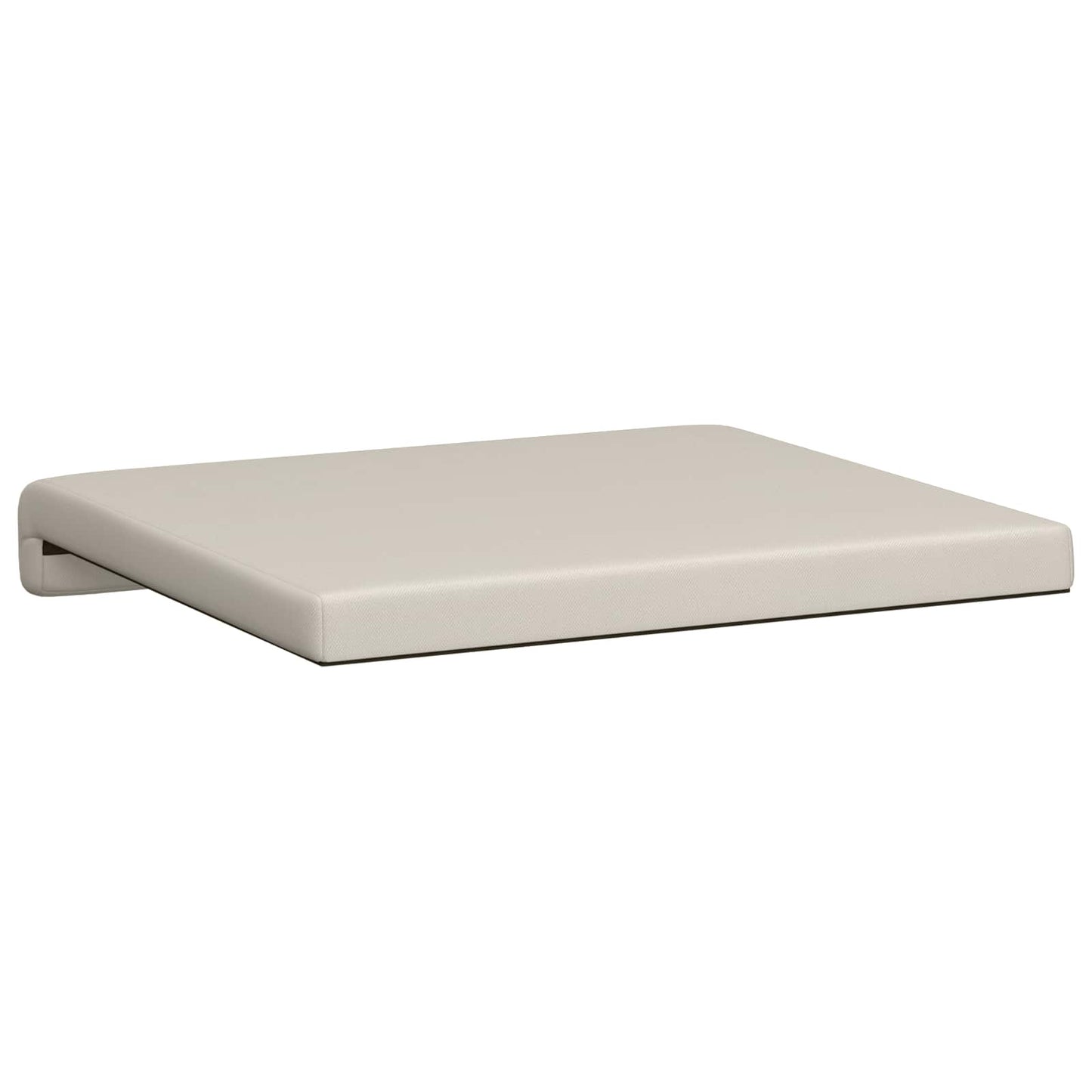 Bankkussen 2 pcs Textured Velvet Havermout Diepte 35 cm