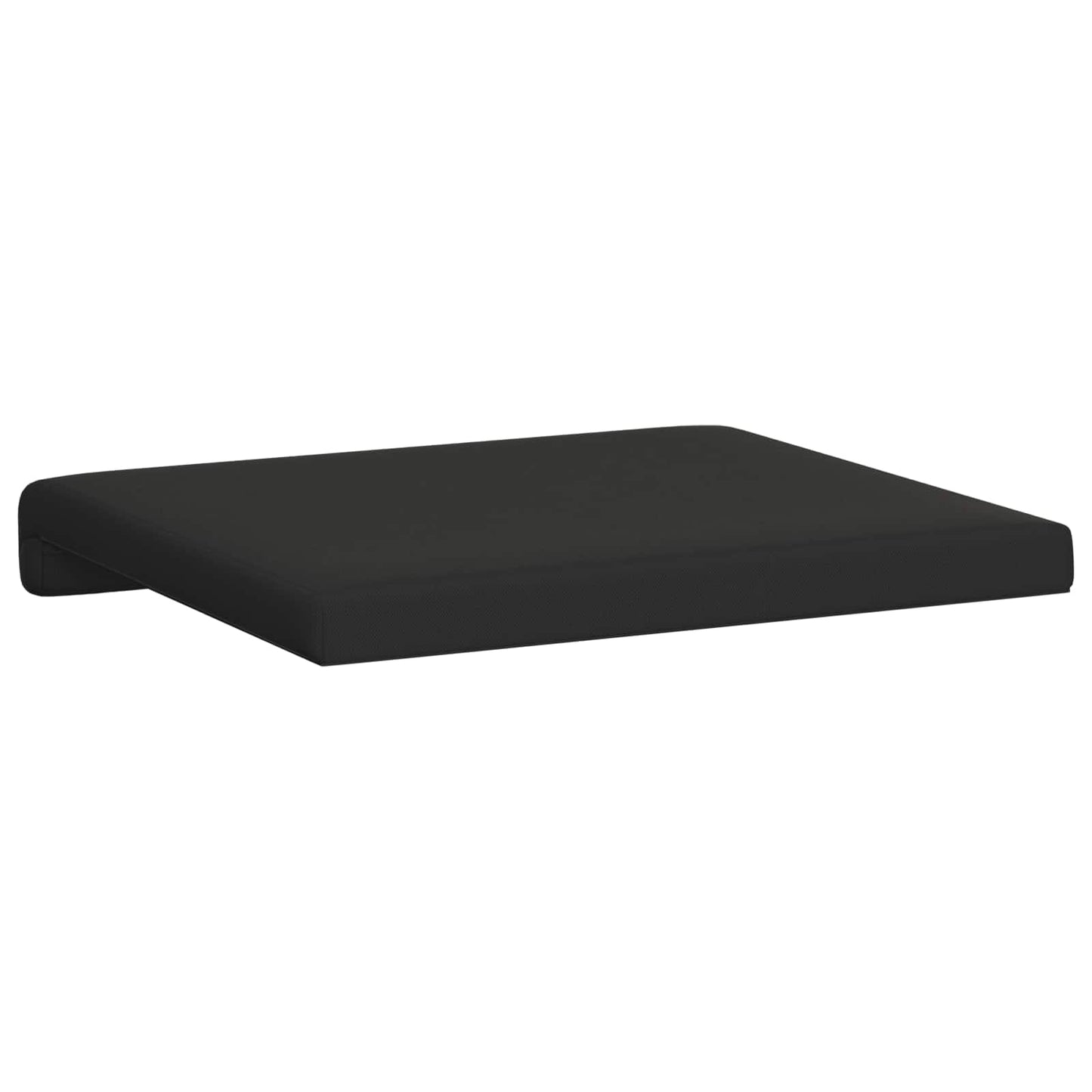 Bankkussen 2 pcs Textured Velvet Zwart Diepte 35 cm